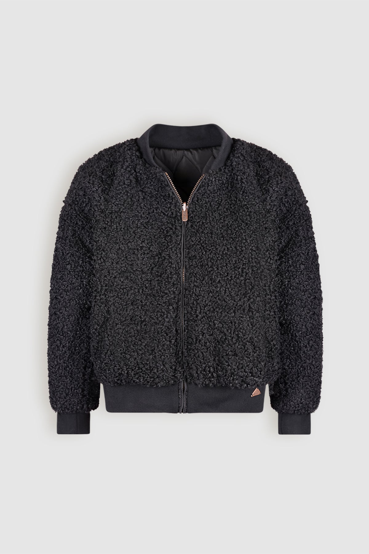 NoBell' Bombi Reversible Jas met Verborgen Capuchon Zwart