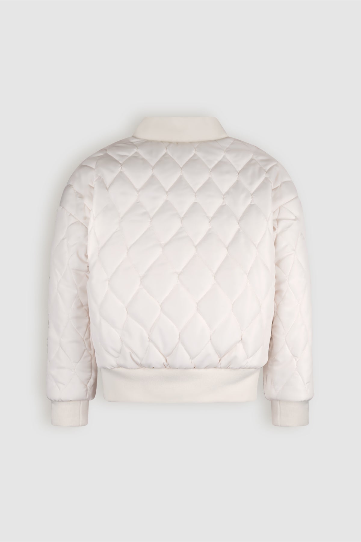 NoBell' Bombi Reversible Jas met Verborgen Capuchon Ivoor