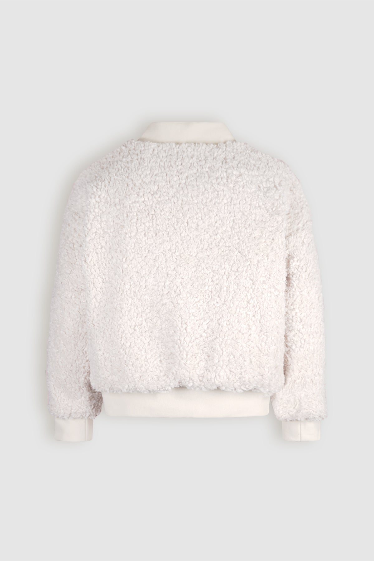 NoBell' Bombi Reversible Jas met Verborgen Capuchon Ivoor