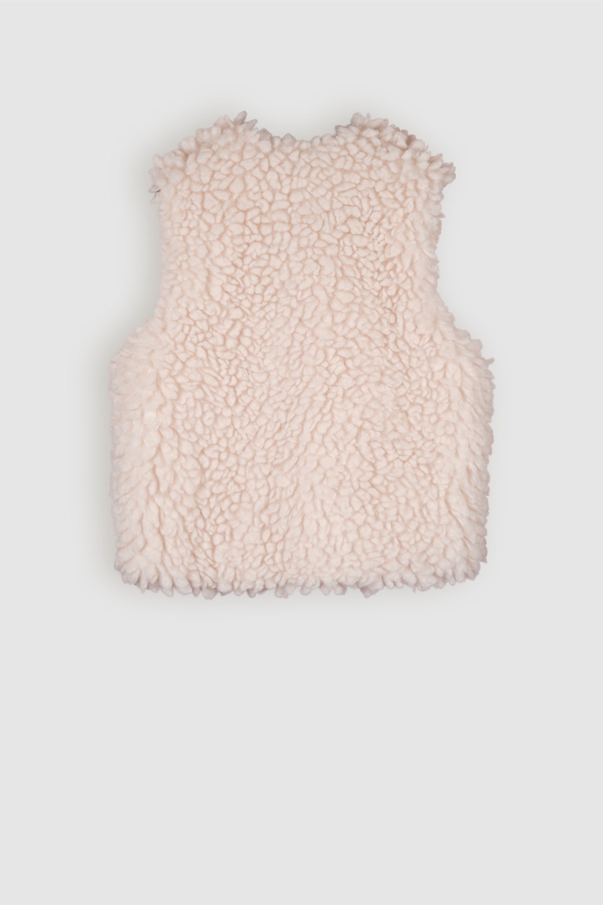 NoBell' Kath Fluffy Bont Gilet Ivoor