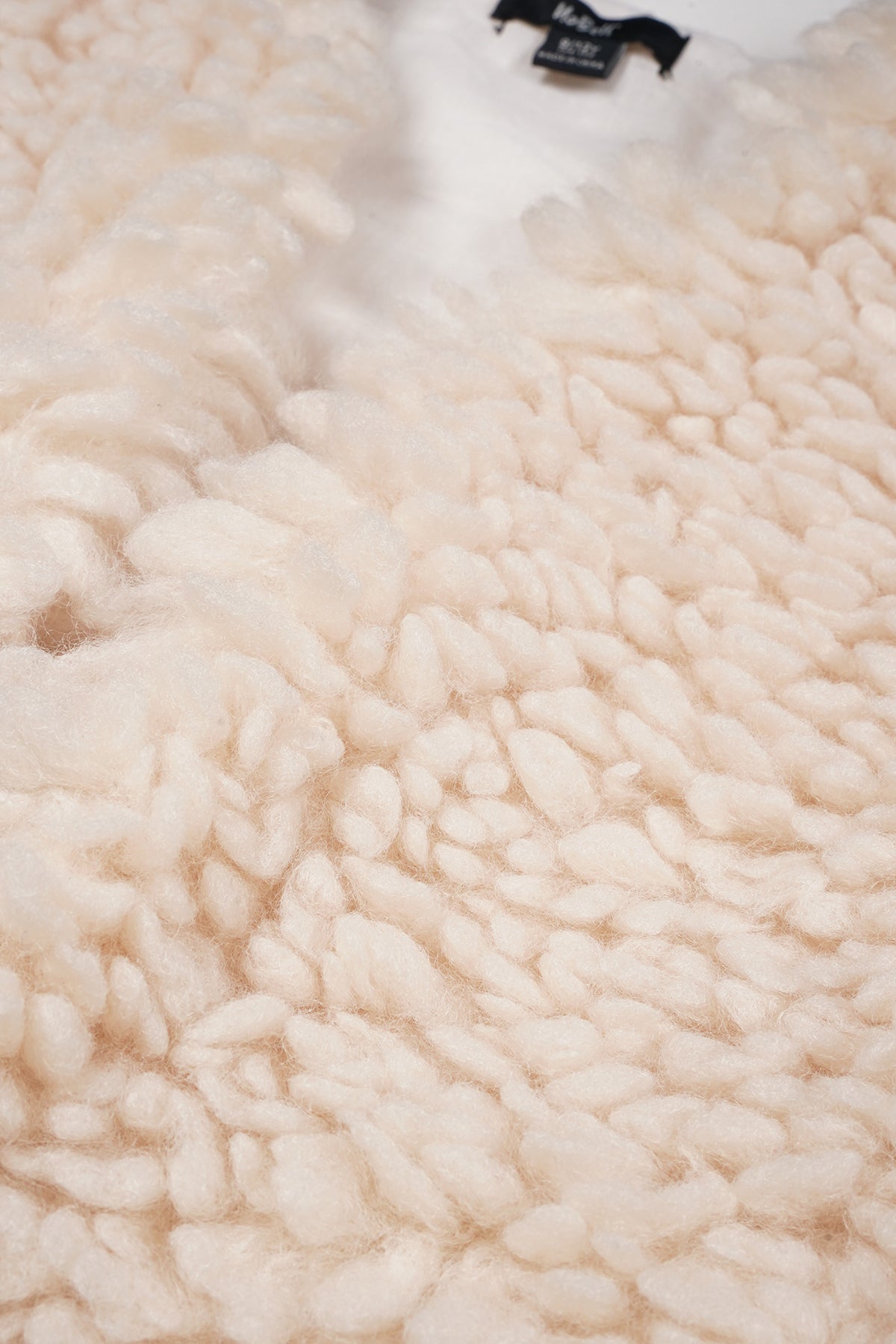 NoBell' Kath Fluffy Bont Gilet Ivoor