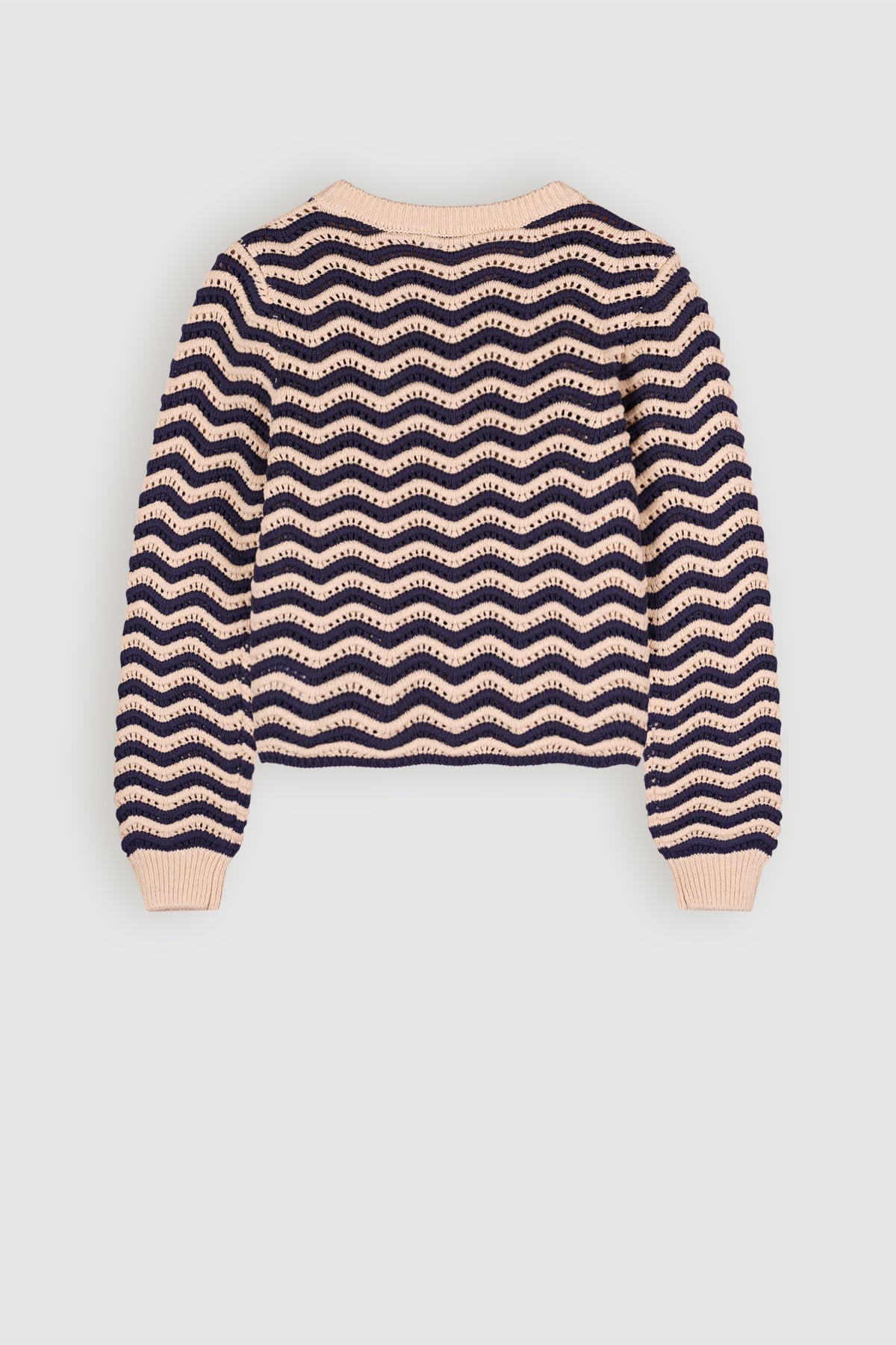 NoBell' Kela Ajour Gebreide Trui Ivoor