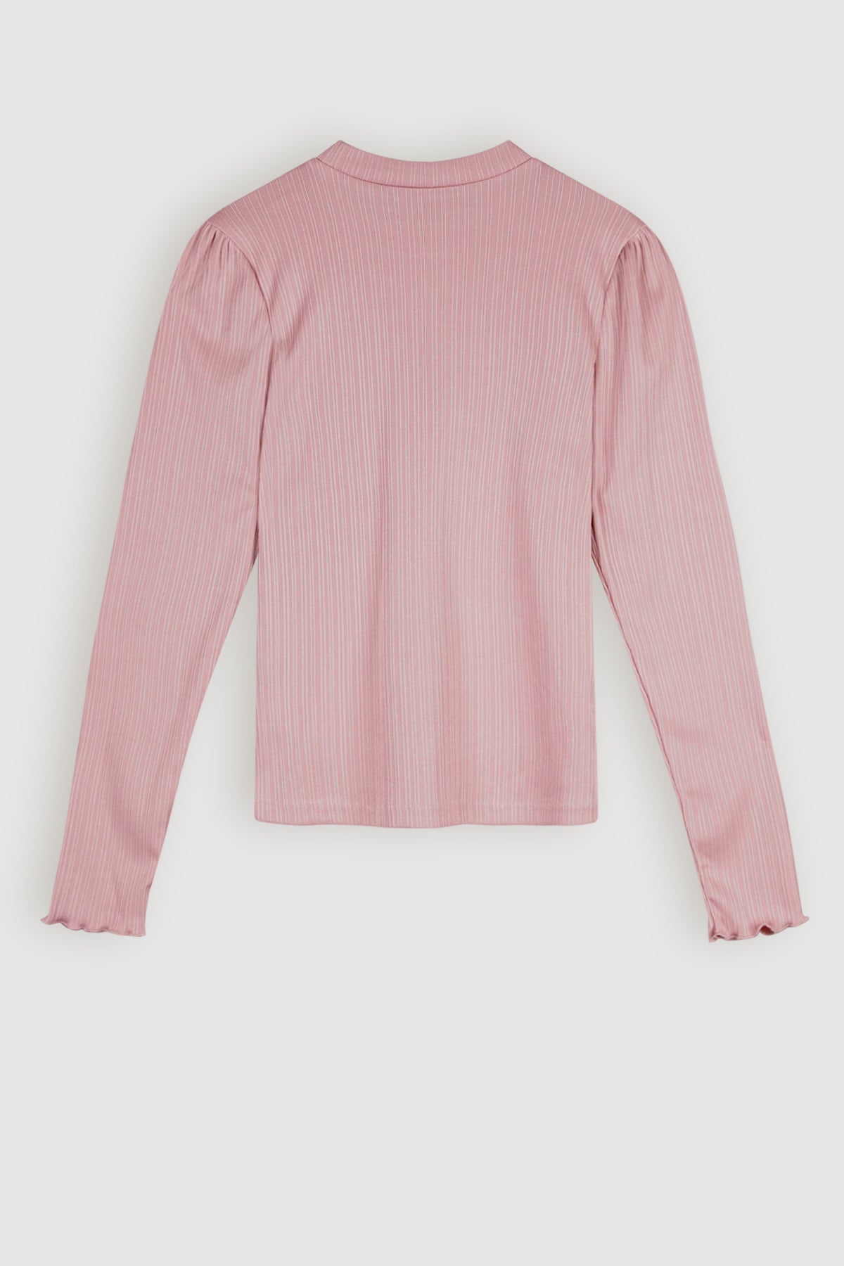 Krop Rib Top Rose