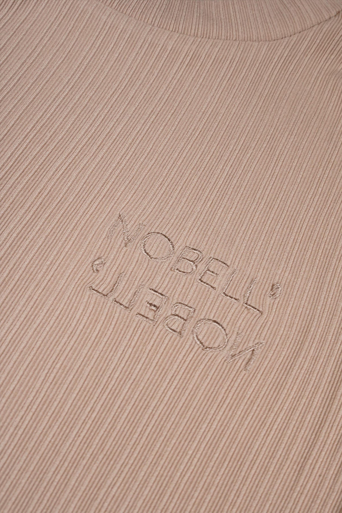 NoBell' Krop Rib Top Zand