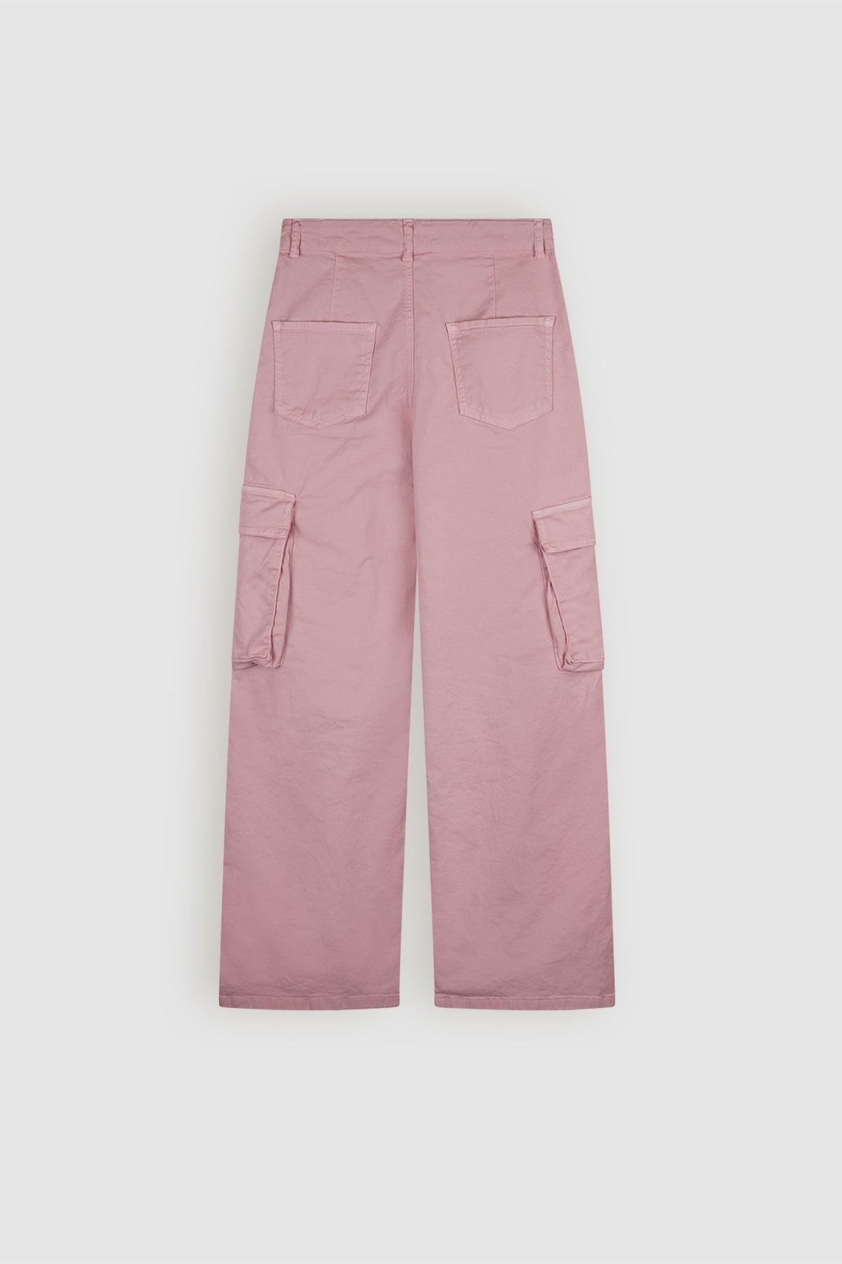 NoBell' Susy Garment Dyed Twill Cargo Broek Roze