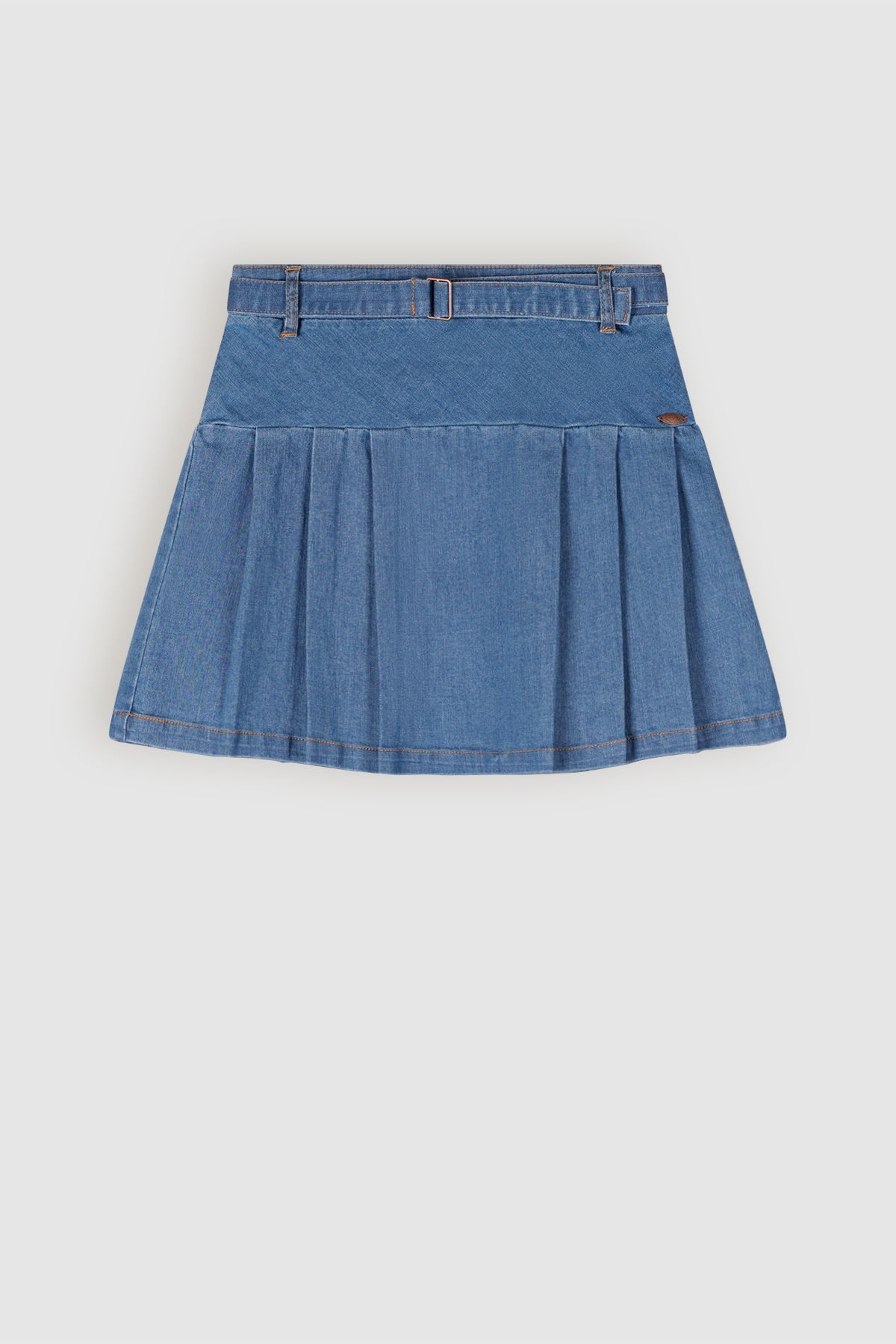 NoBell' Nimmy Denim Plooirok Blauw