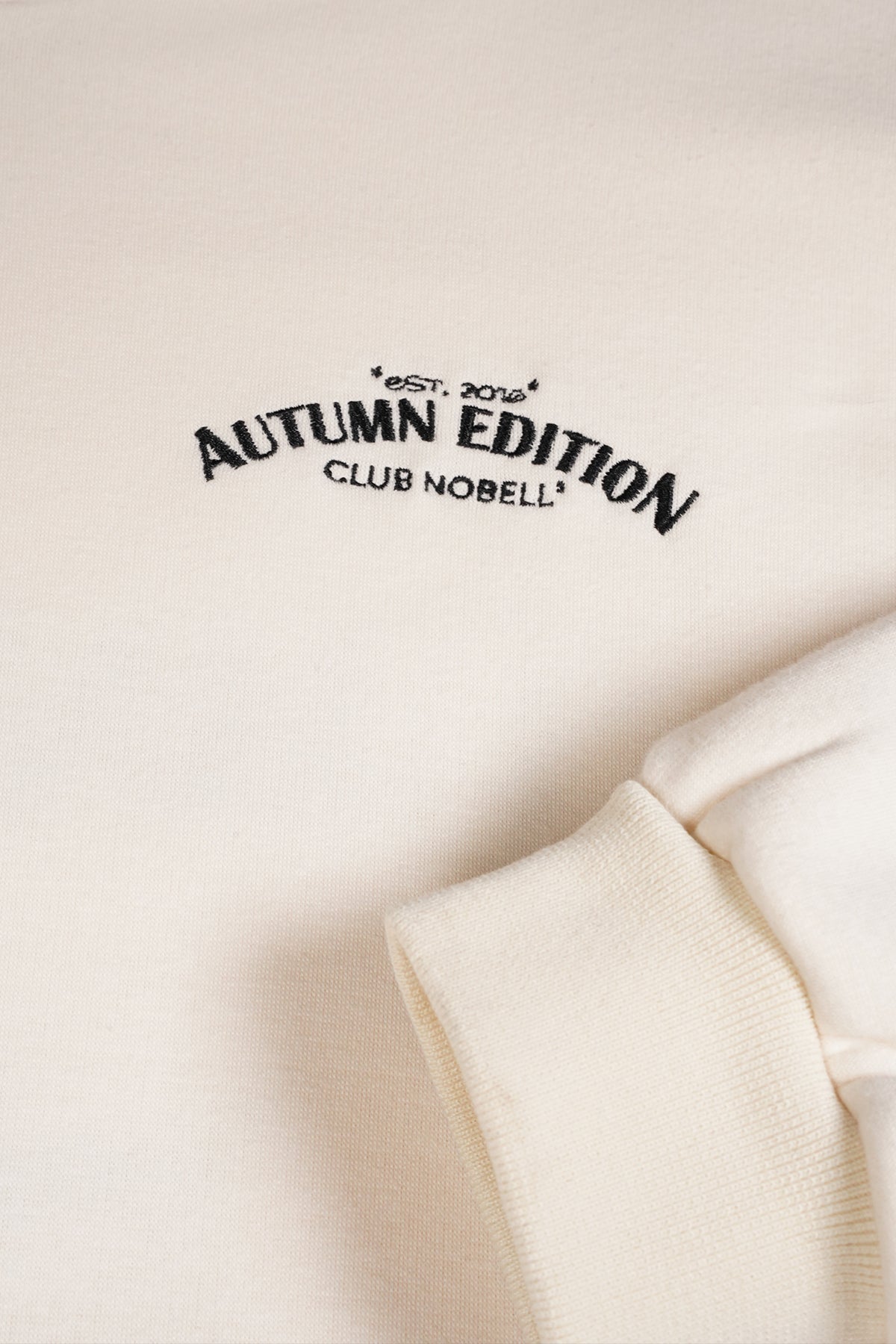 NoBell' Kumy Zachte Sweater met Capuchon Ivoor