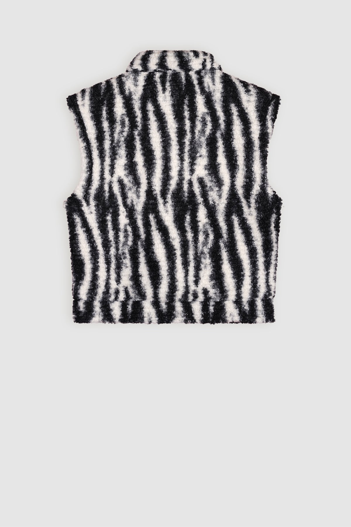 NoBell' Beddy Geprinte Teddy Gilet Zwart