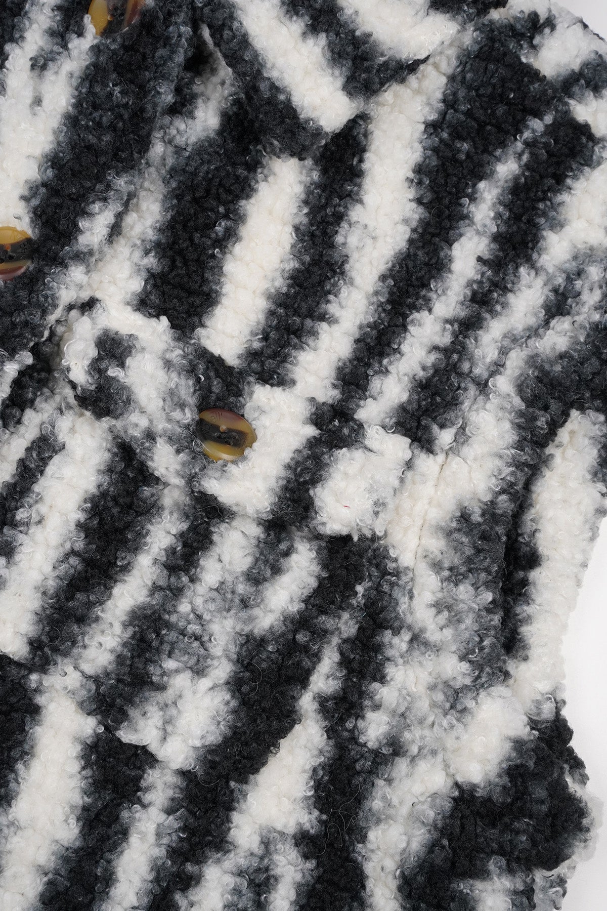 NoBell' Beddy Geprinte Teddy Gilet Zwart