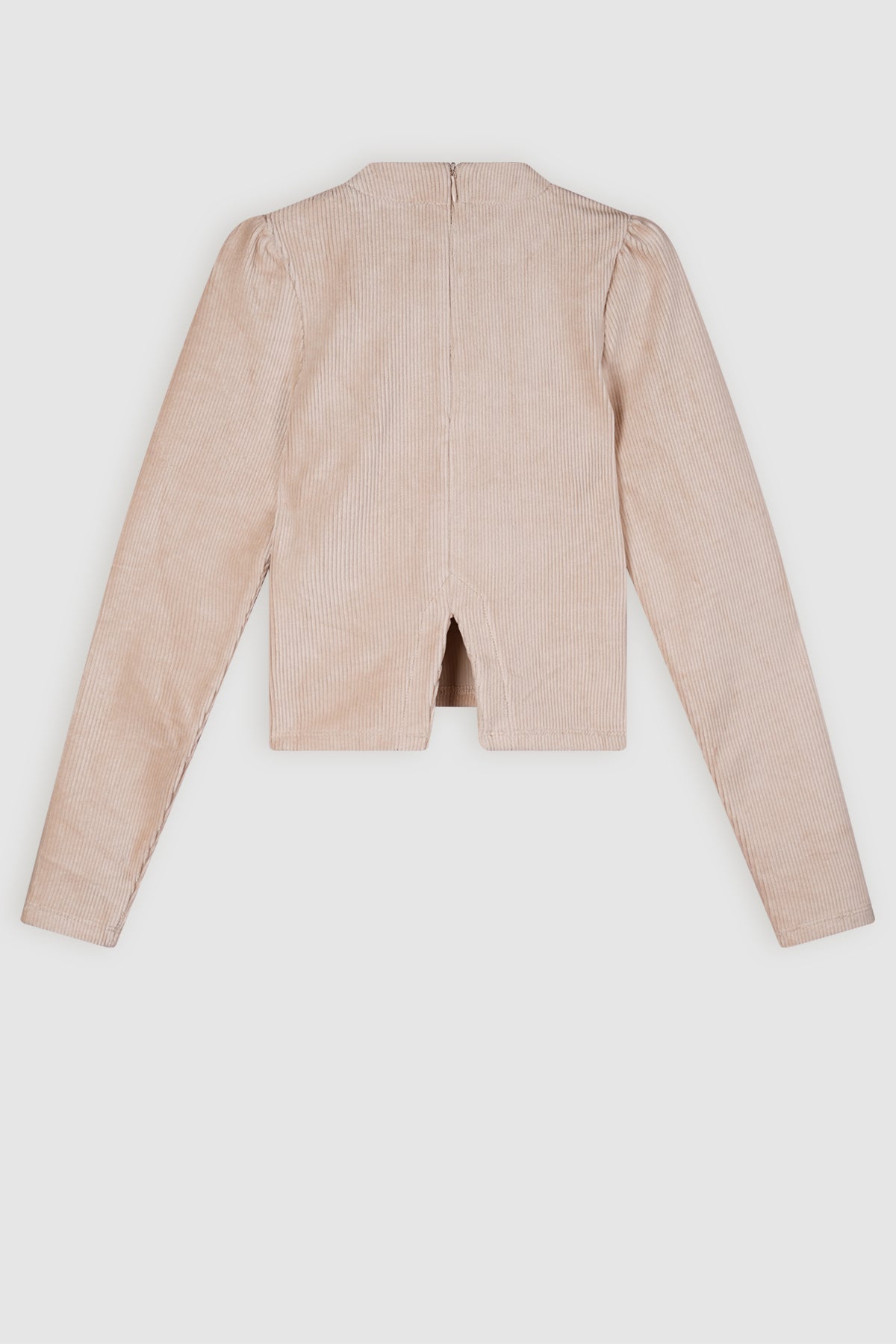 NoBell' Kew Crop Rib Top Ivoor