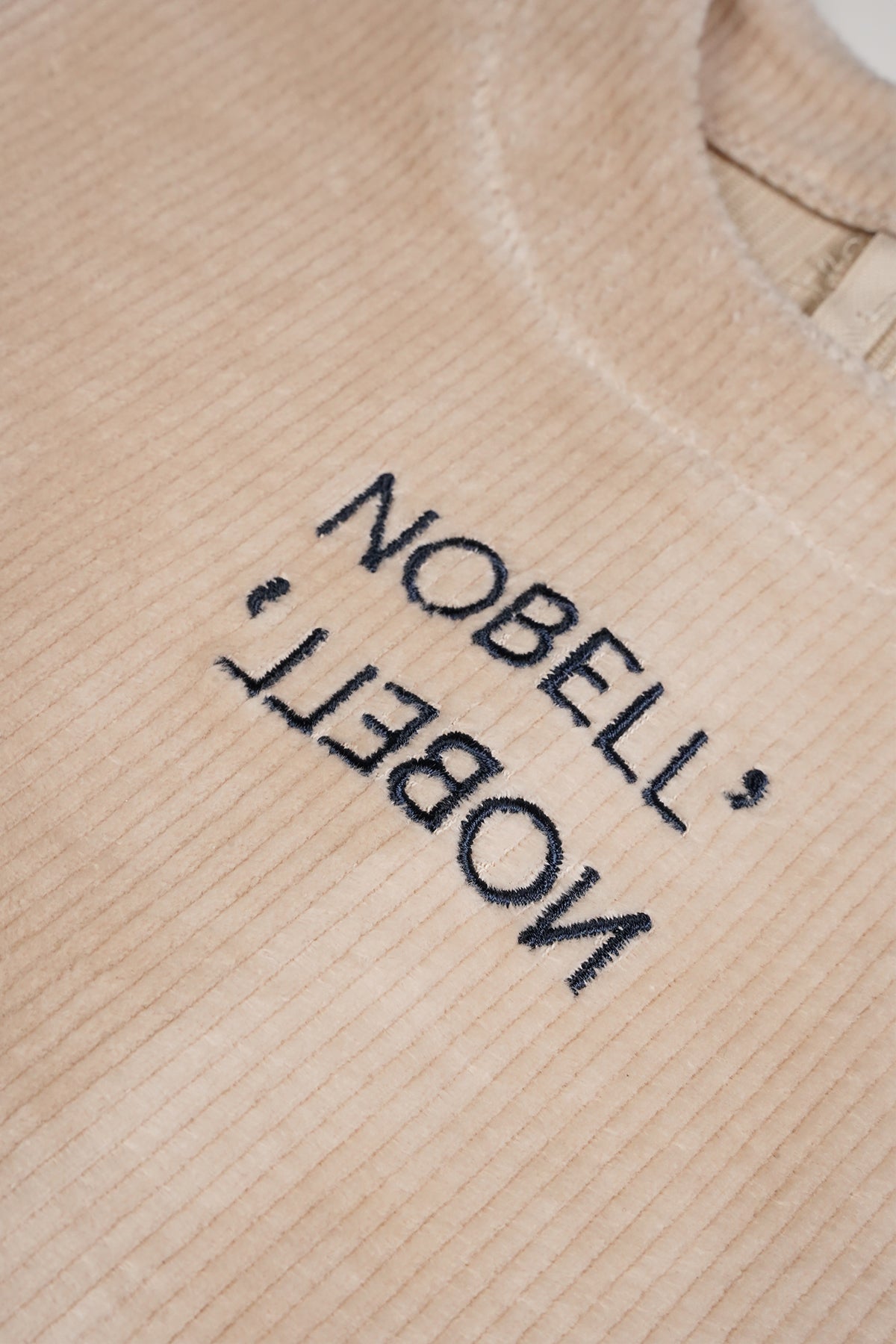 NoBell' Kew Crop Rib Top Ivoor