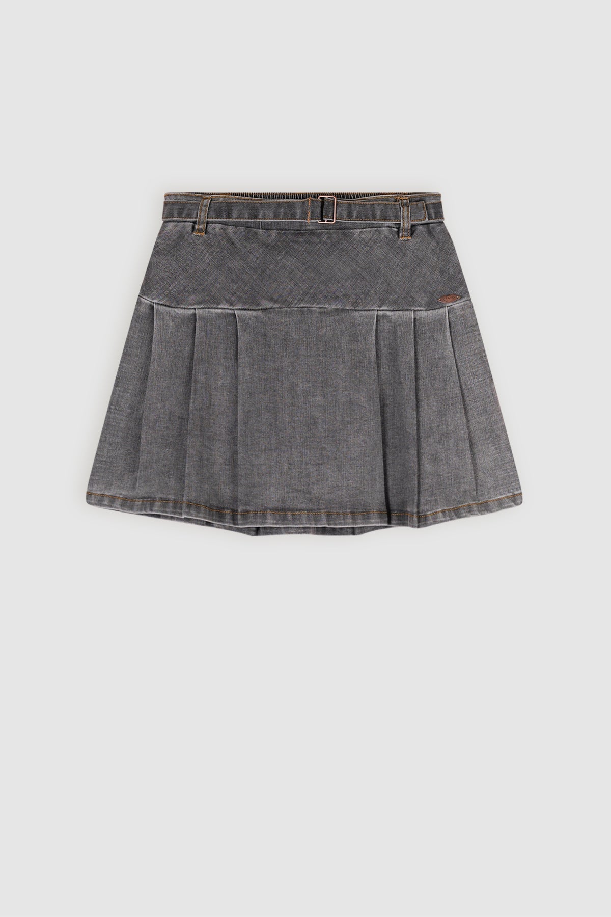 NoBell' Nimmy Denim Plooirok Zwart