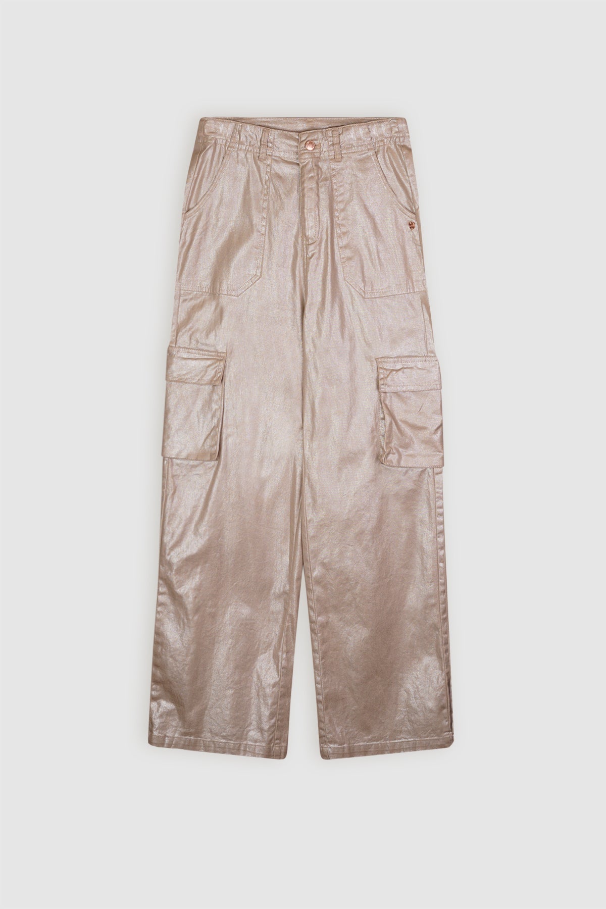 NoBell' Susy Cargo Foil Stretch Twill Hose Sand