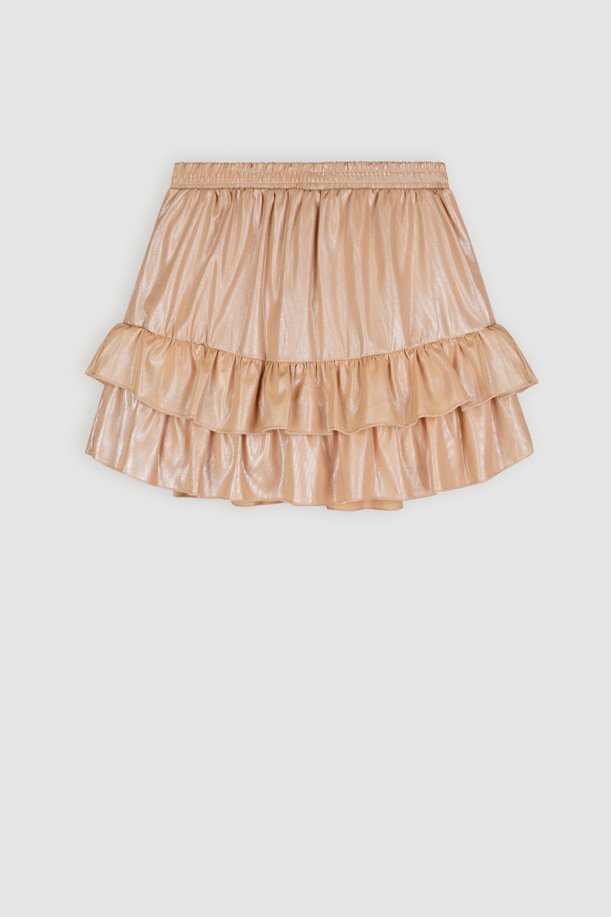 NoBell' Naia Folie Korte Rok Licht Goud