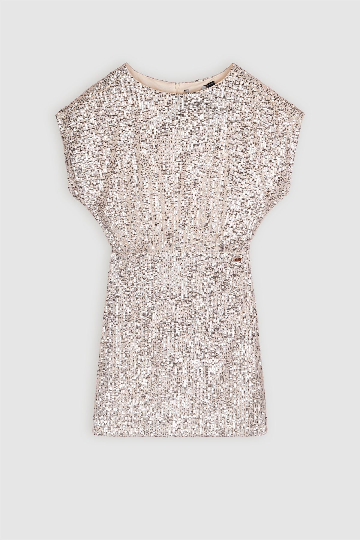 NoBell‘ Milah Paillettenkleid Hellgold