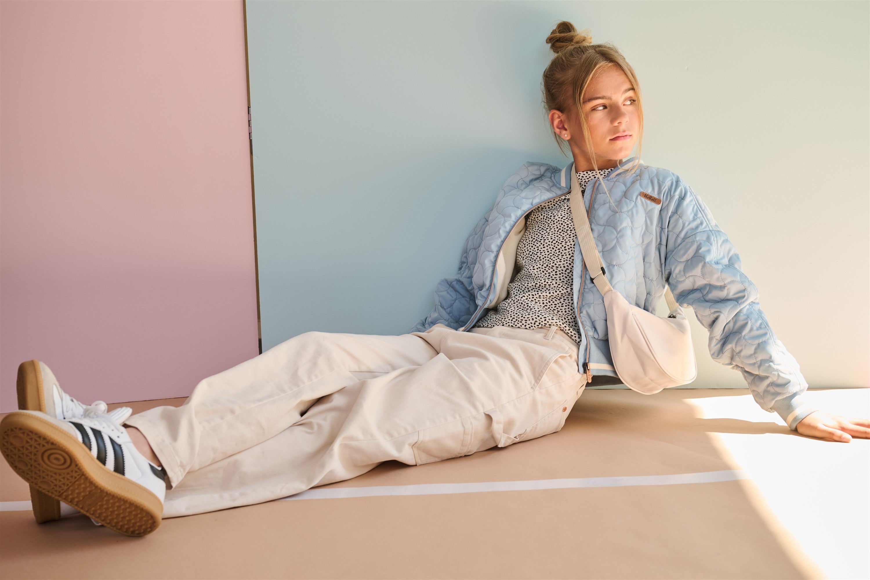 NoBell' Bomber ZomerJas Denim Blauw