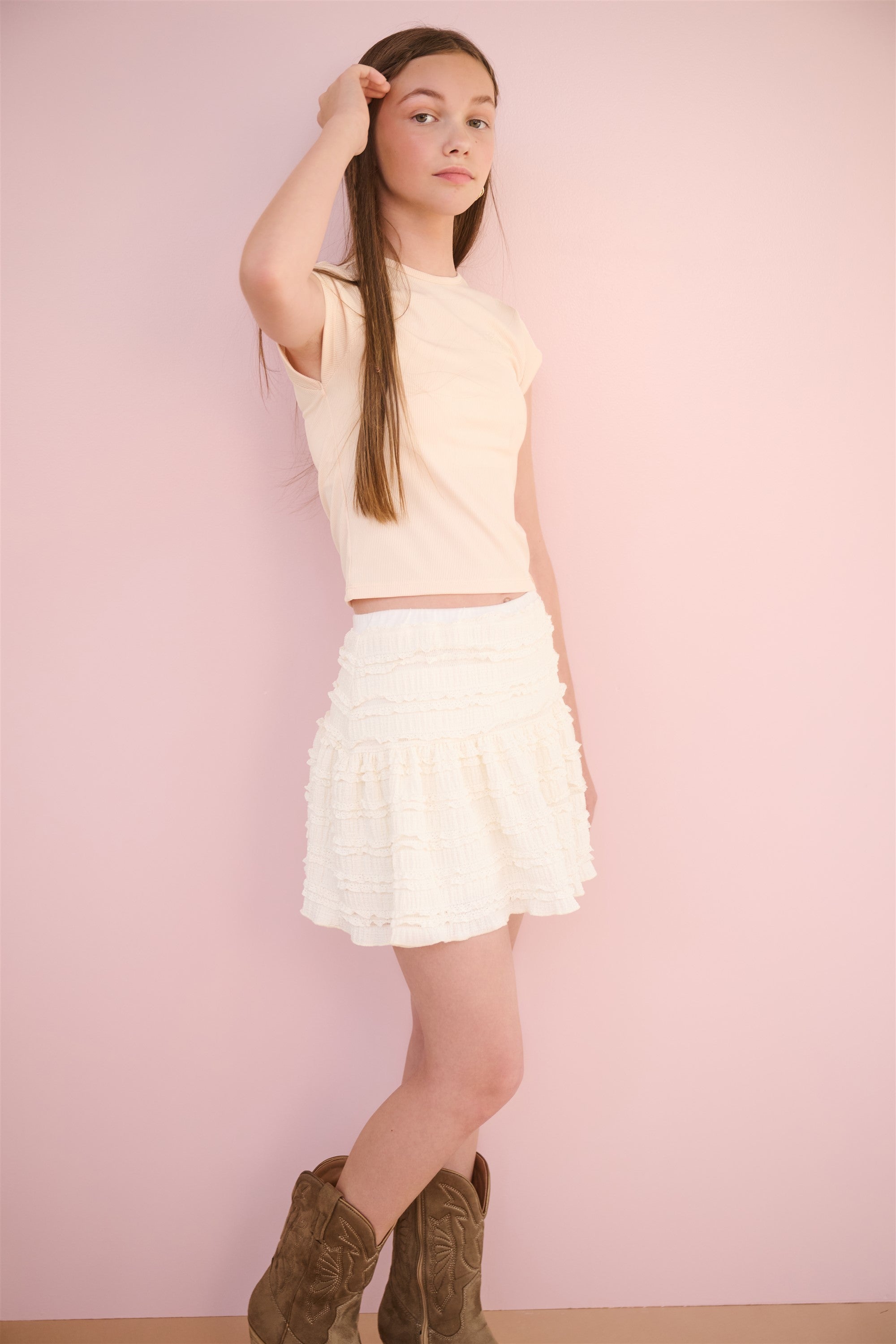 NoBell' Kit Crop Top Ivoor