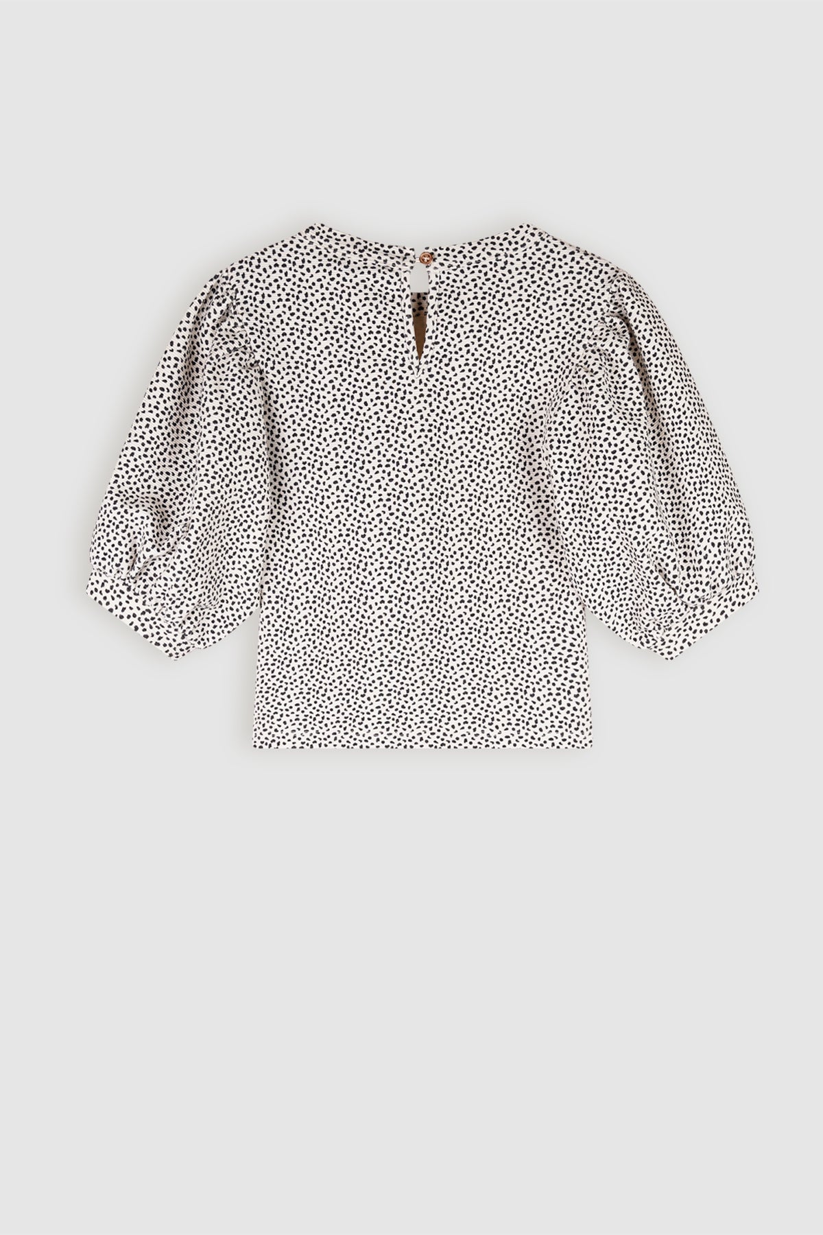 NoBell' Kylia AOP Rib Top Ivoor