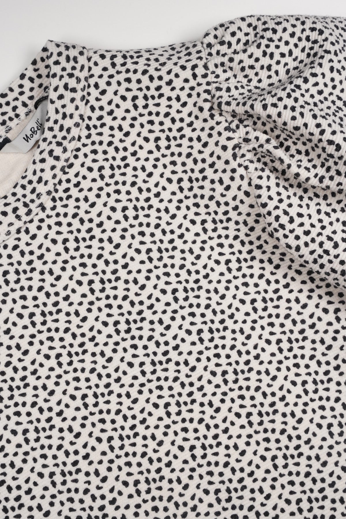 NoBell' Kylia AOP Rib Top Ivoor