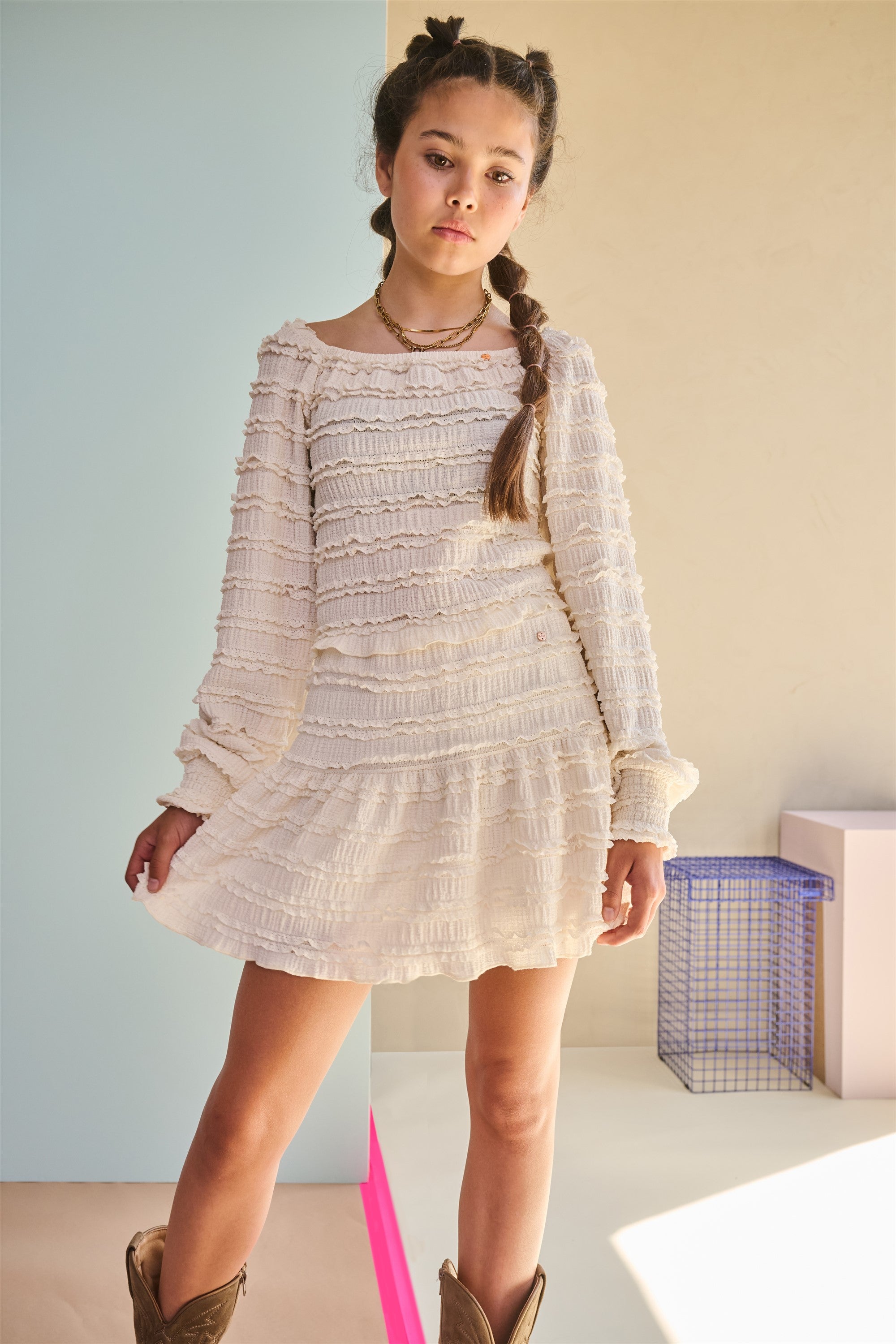 NoBell' Kessy Blouse Top Ivoor