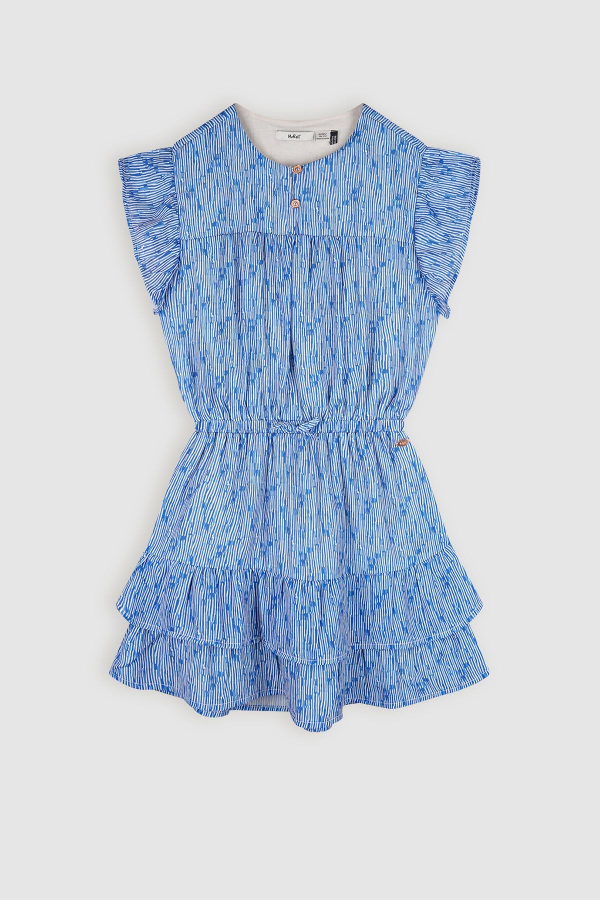 NoBell' Mayal AOP Jurk Blauw