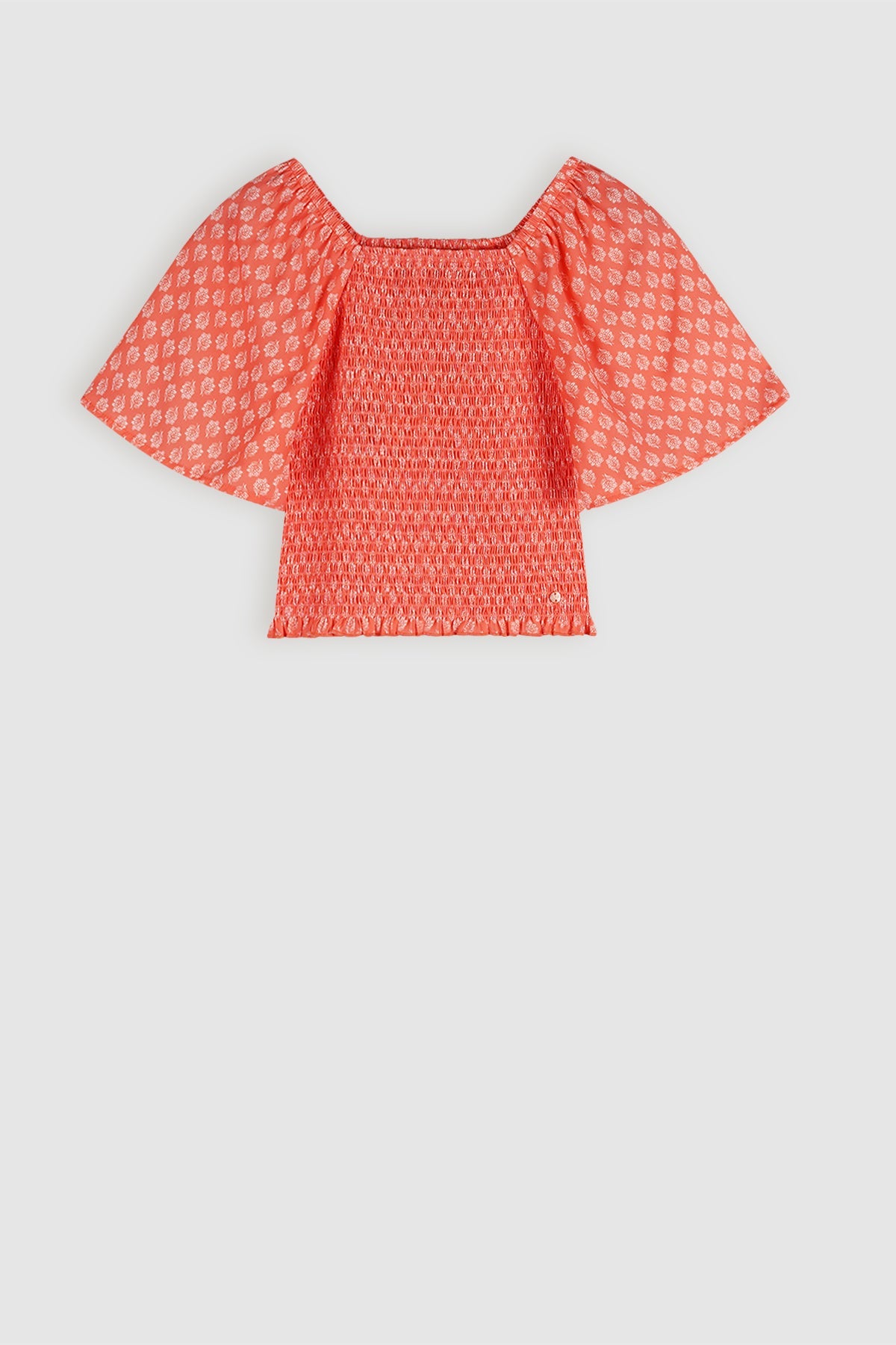 NoBell' Tess AOP Blouse Koraal