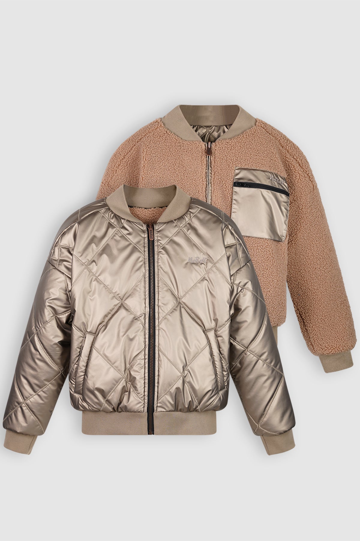 NoBell' Bomber Reversible Winterjas Bronze