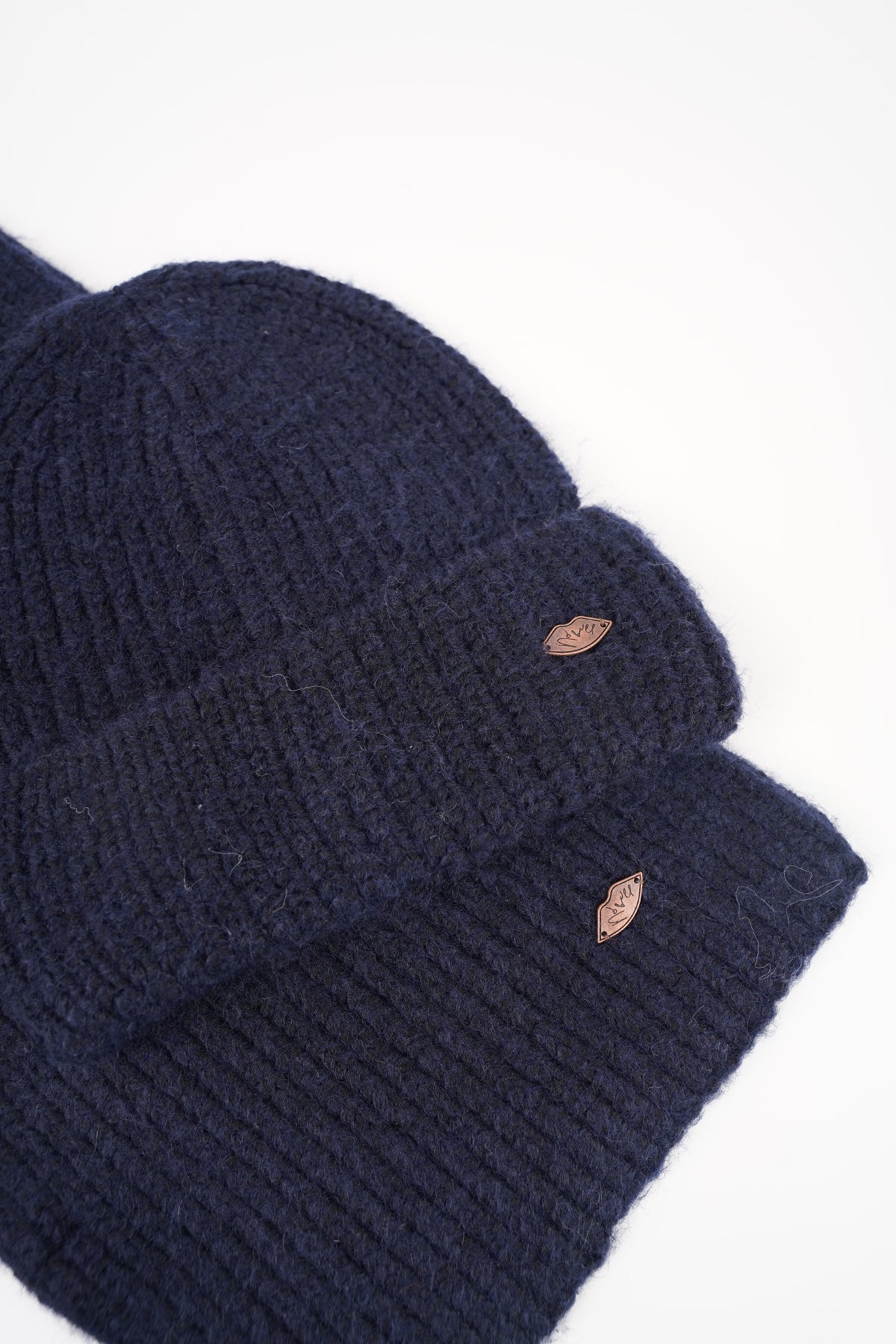 NoBell' Ronja Muts En Sjaal Set Donker Blauw