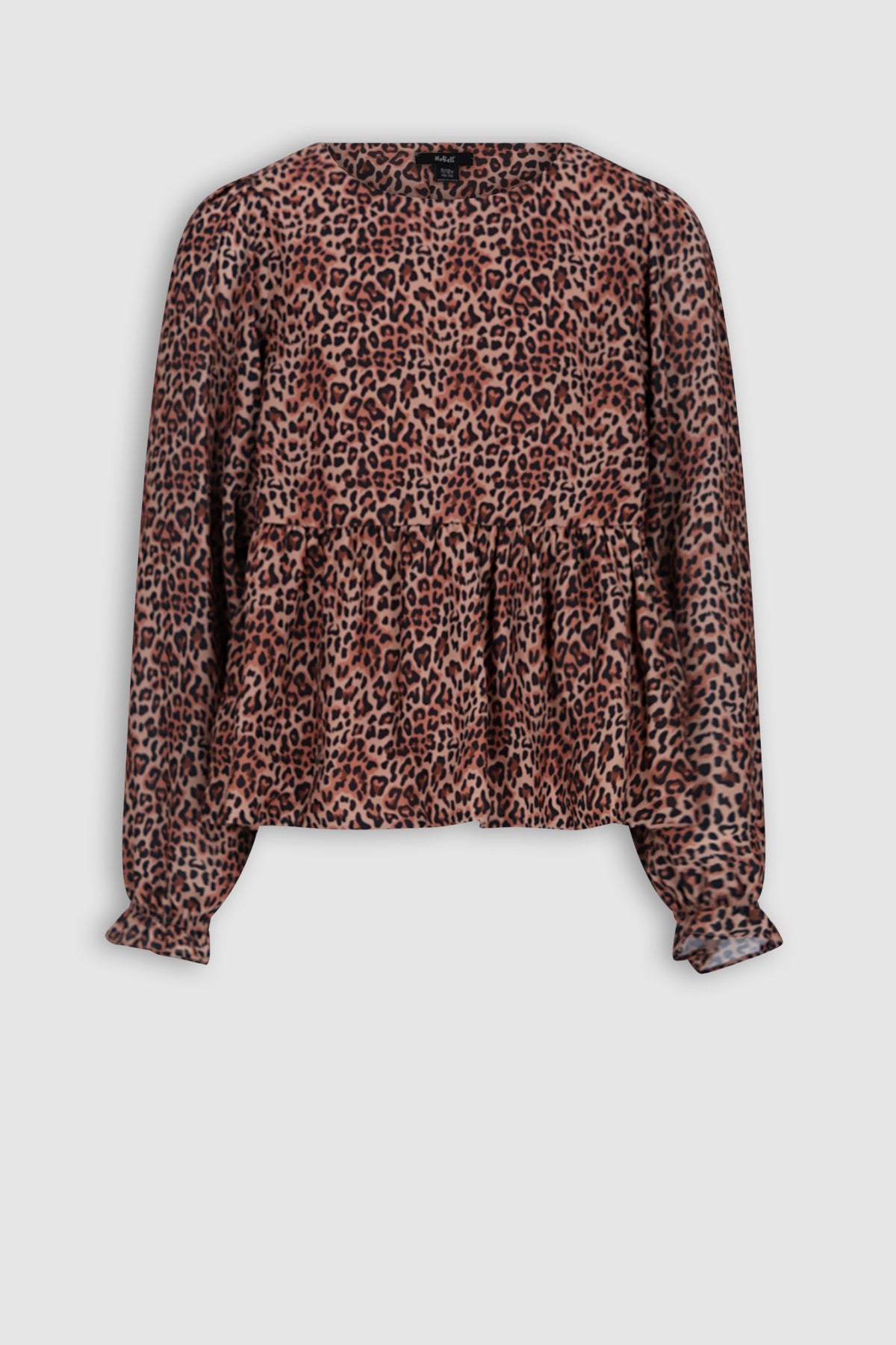NoBell' Tess Blouse Leopard Print