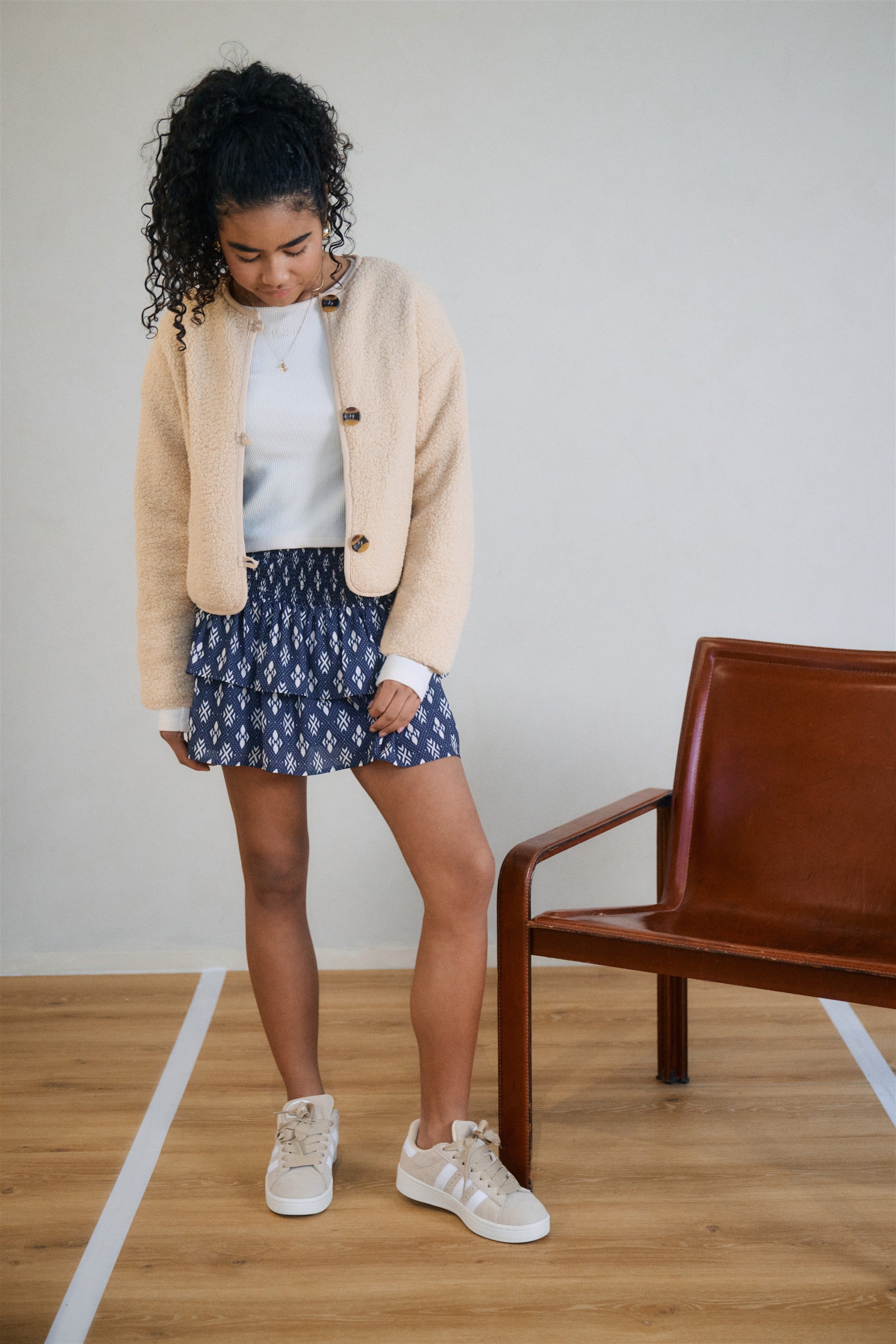 NoBell' Kobra Crop Top Ivoor