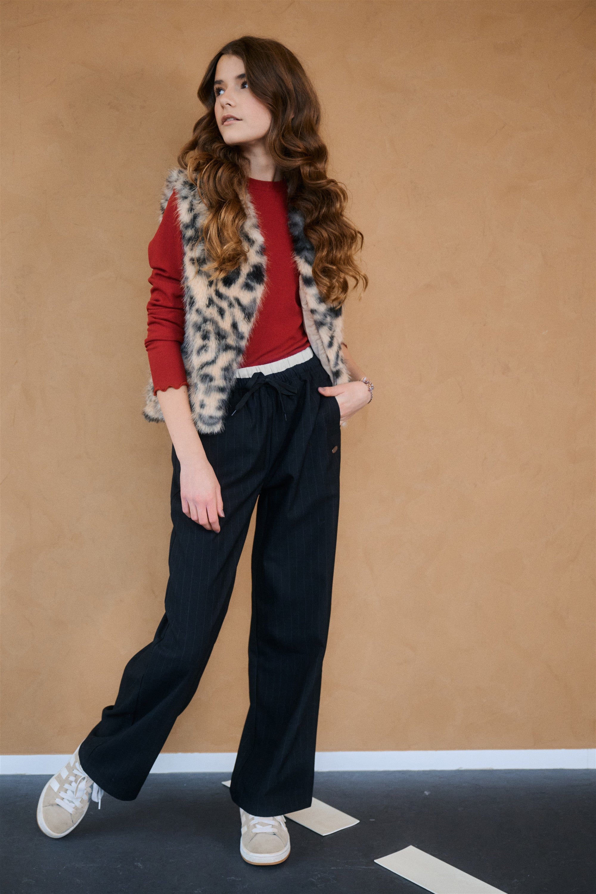 NoBell' Krop Essential Crop Top Rood