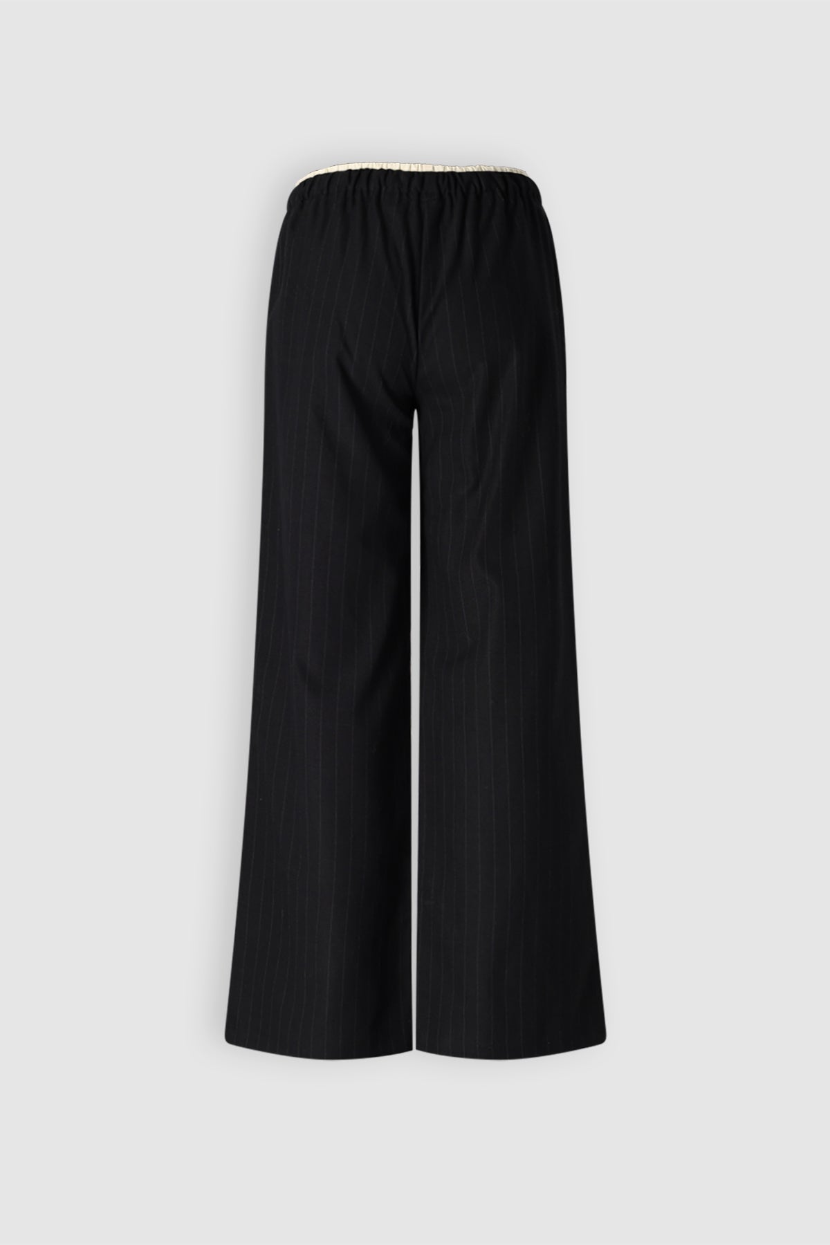 NoBell' Sub Krijtstreep Broek Zwart