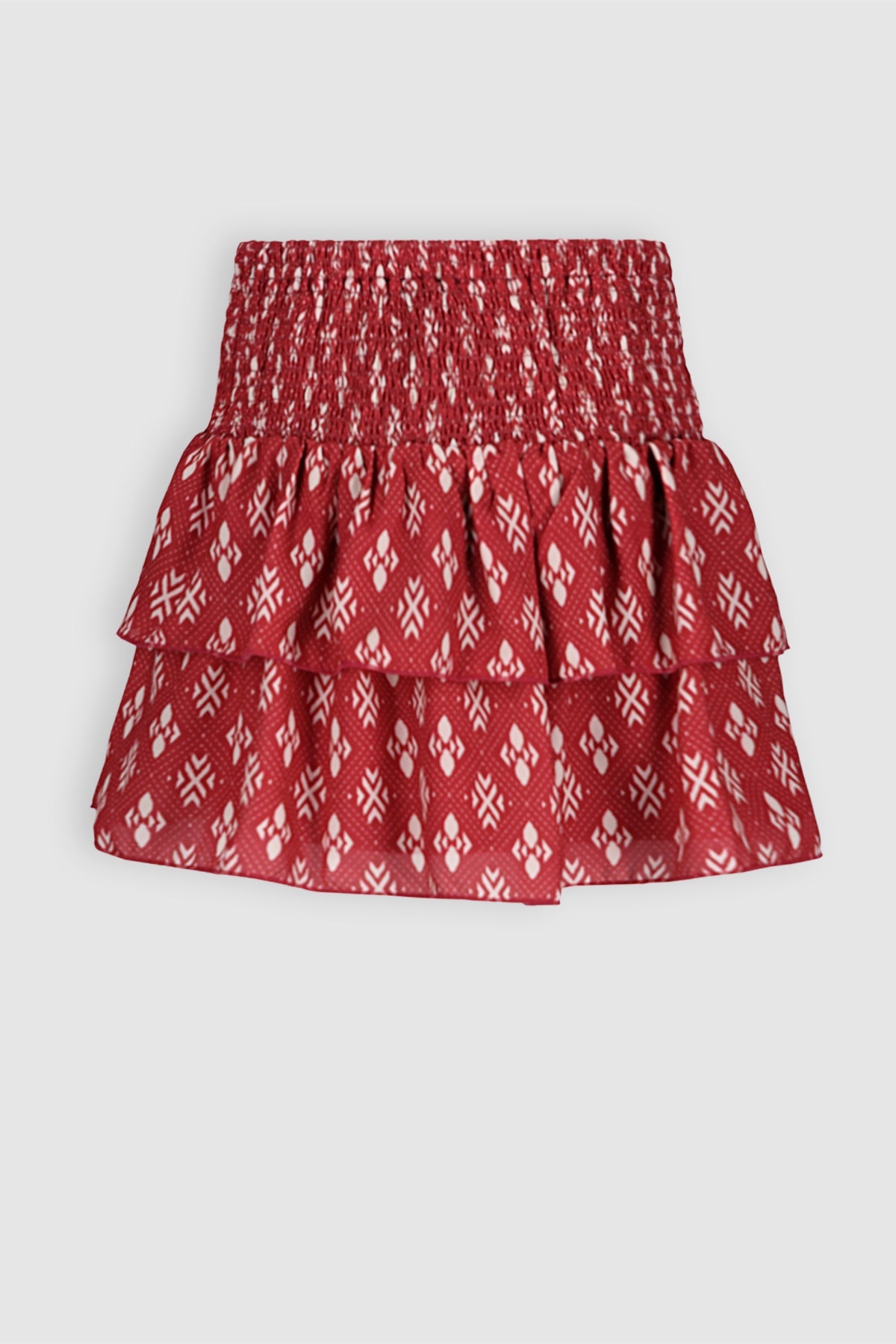 NoBell' Nika Gesmokte Rok Donker Rood