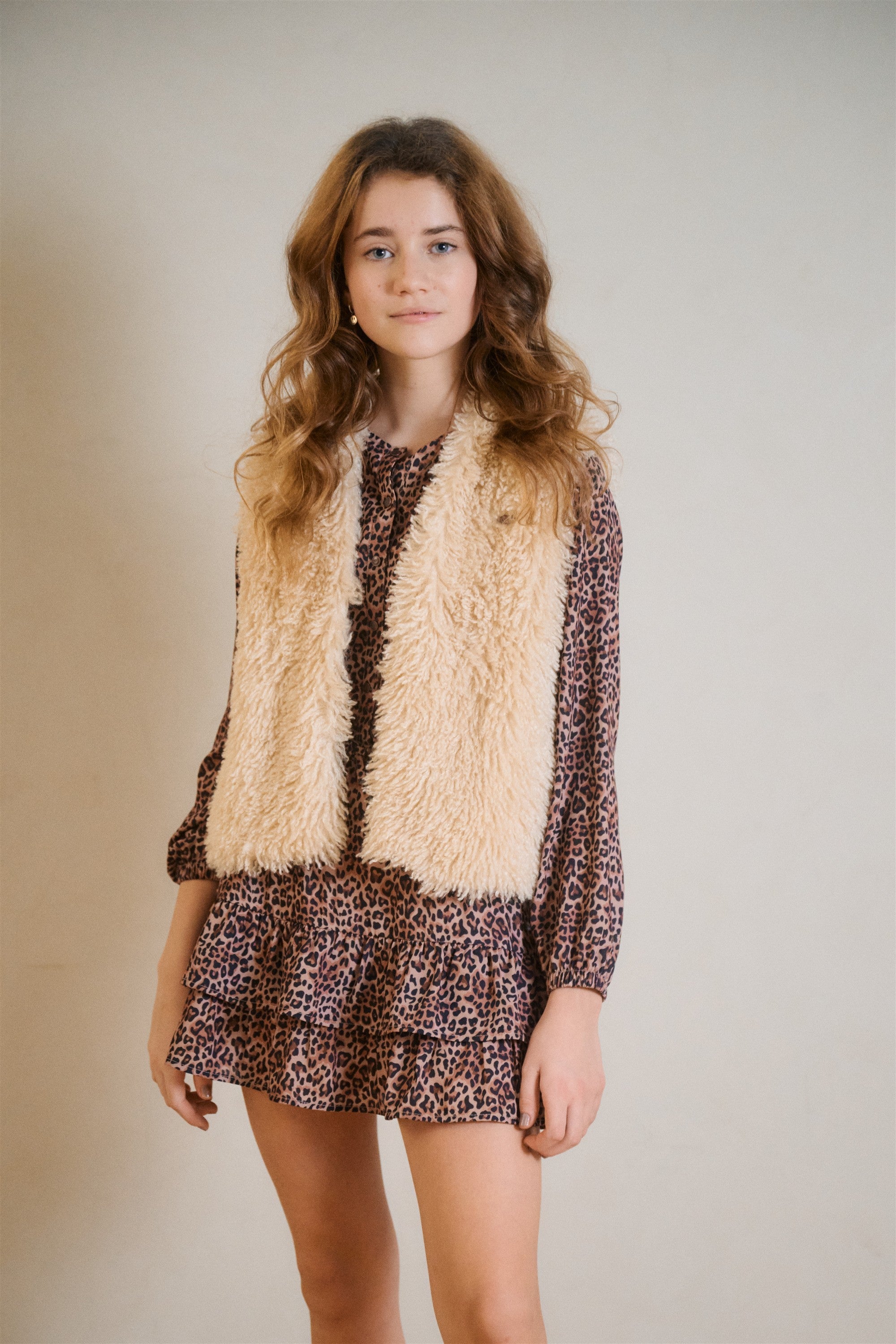 NoBell' Mayal Geprinte Jurk Bruin