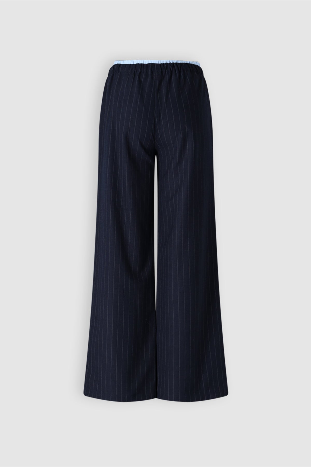 NoBell' Sub Krijtstreep Broek Donkerblauw