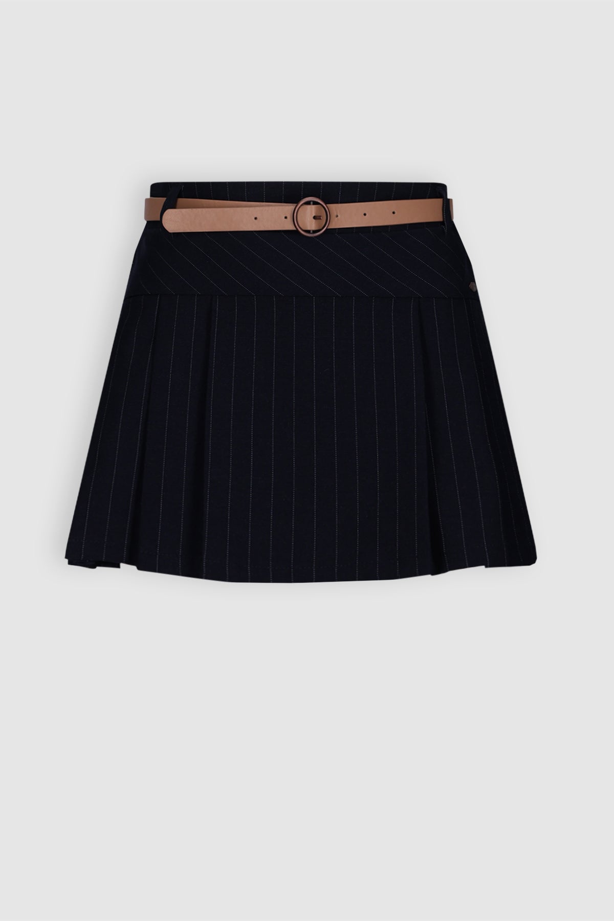 NoBell' Nimmy Krijtstreep Rok Donkerblauw