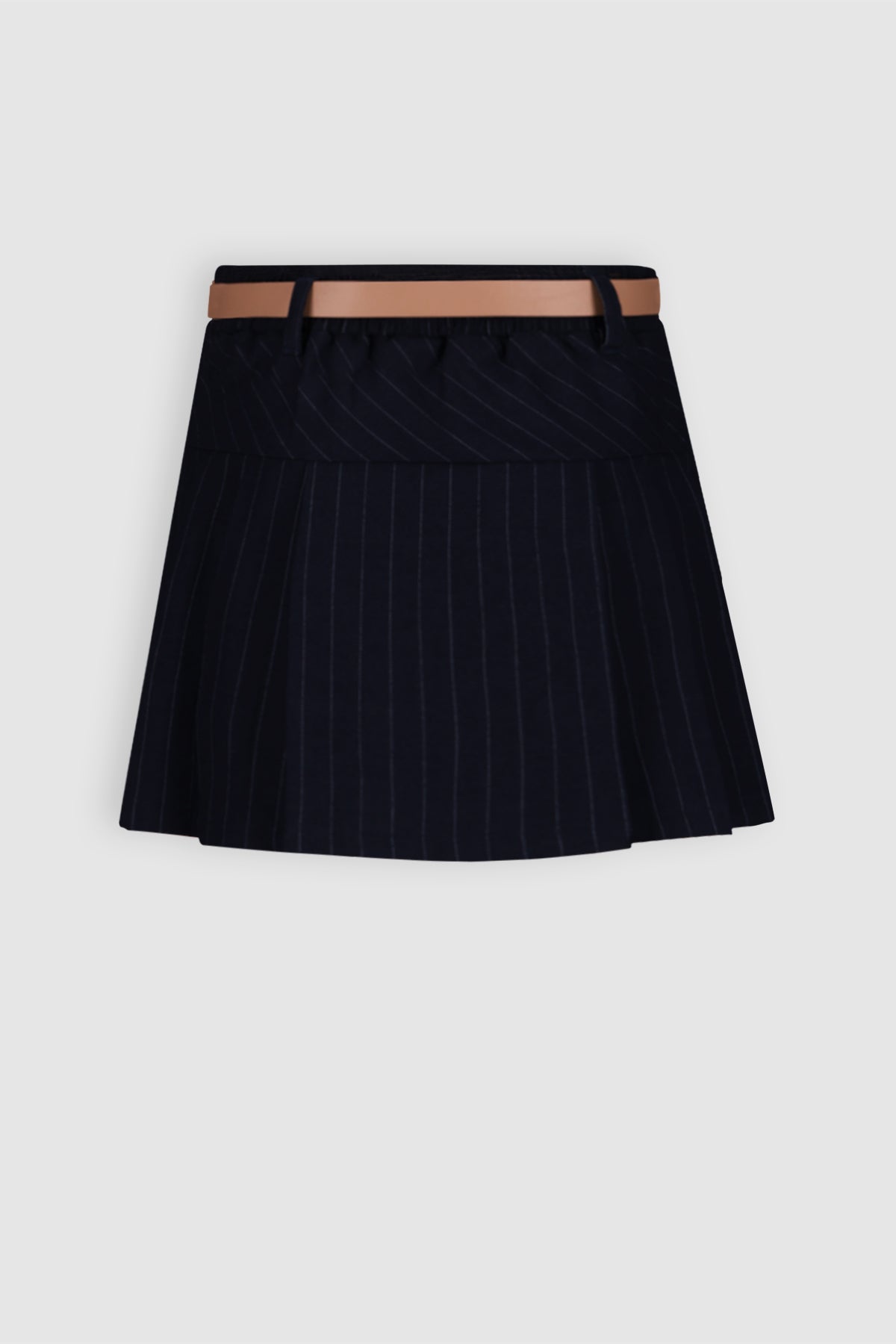 NoBell' Nimmy Krijtstreep Rok Donkerblauw