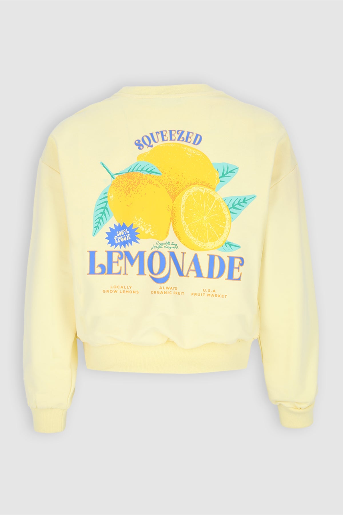 NoBell' Kim Sweater met rugprint Geel