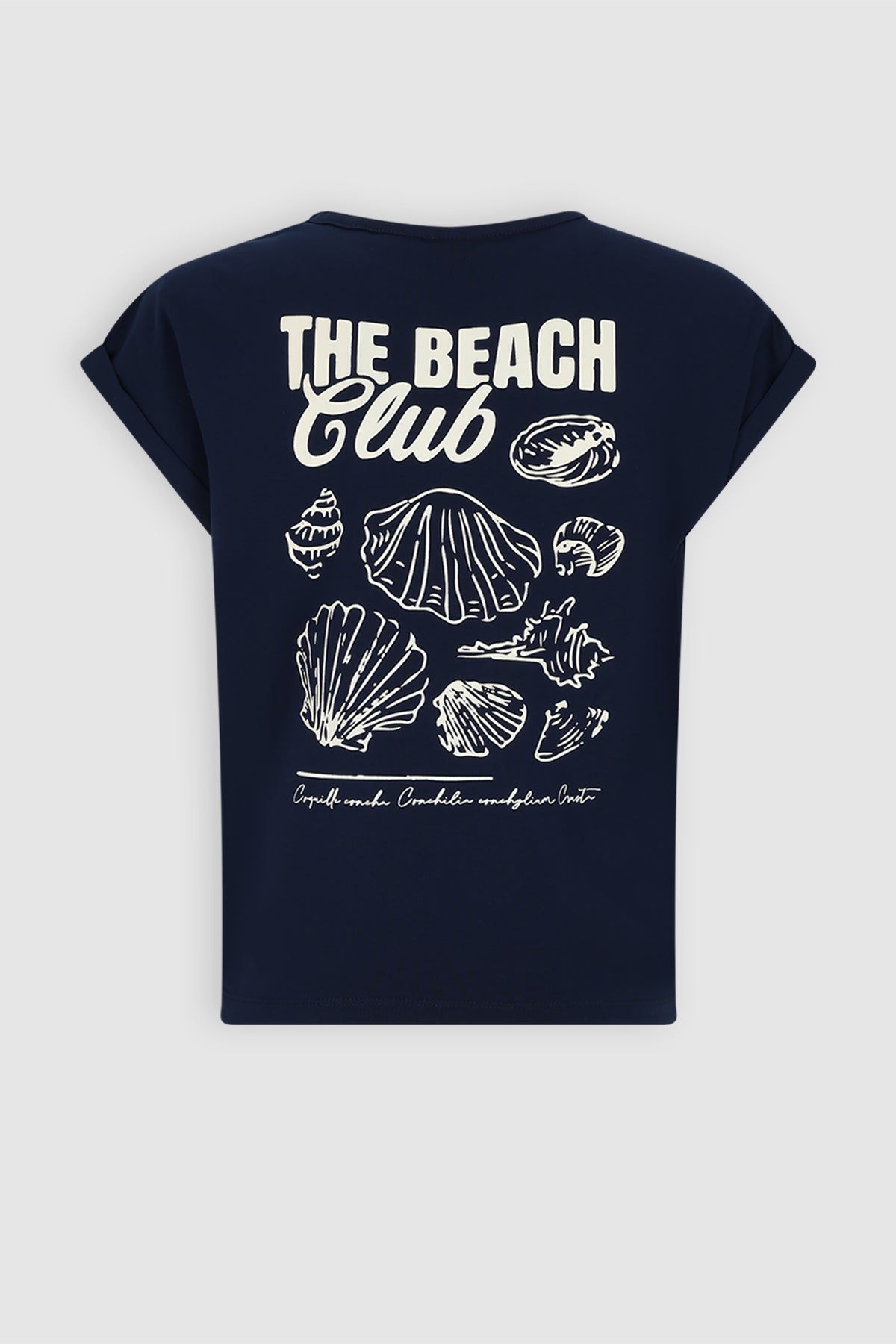 NoBell' Kasis Tshirt grote Rugprint Donkerblauw