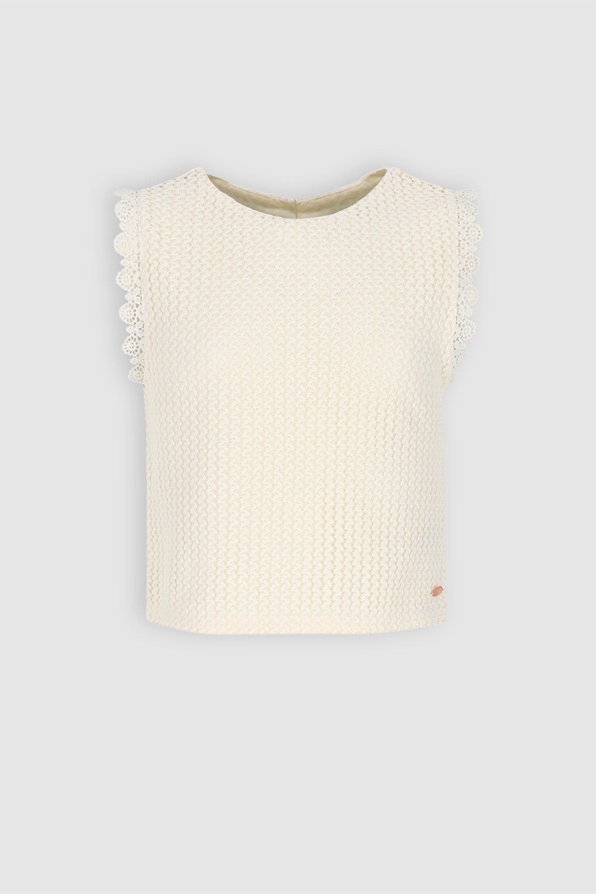 NoBell' Kia Crochet Top Ivoor