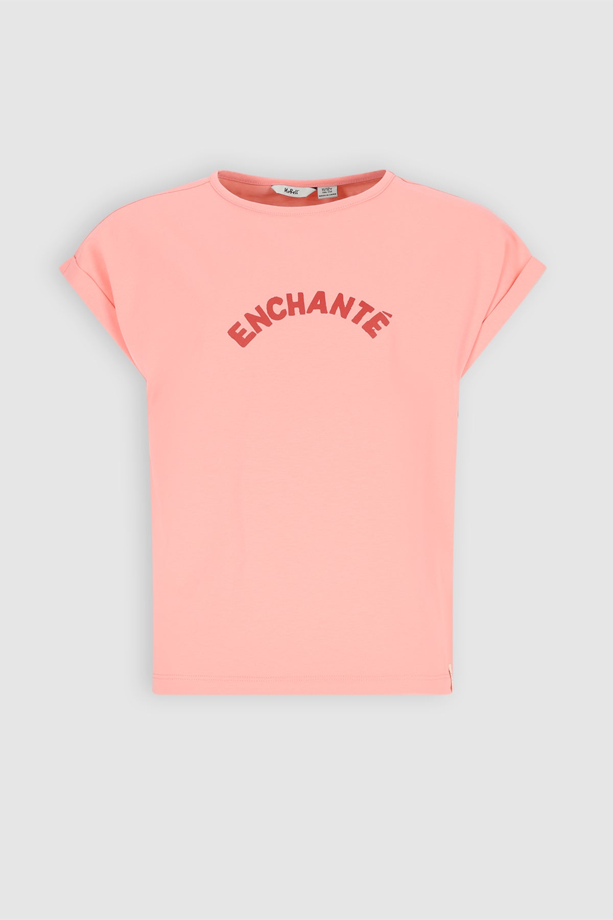 NoBell' Kasis T-Shirt met Enchante rugprint Roze