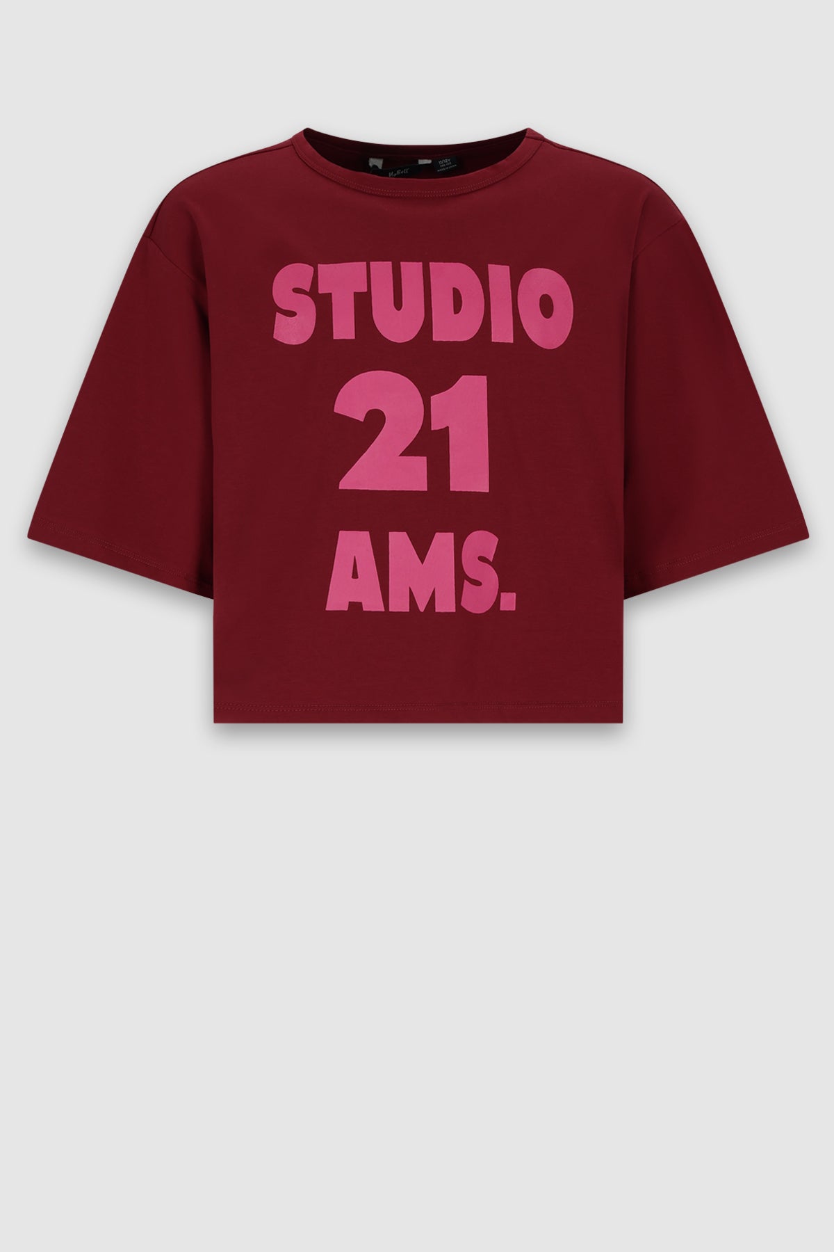NoBell' Kid Oversized Jersey Top Bordeaux