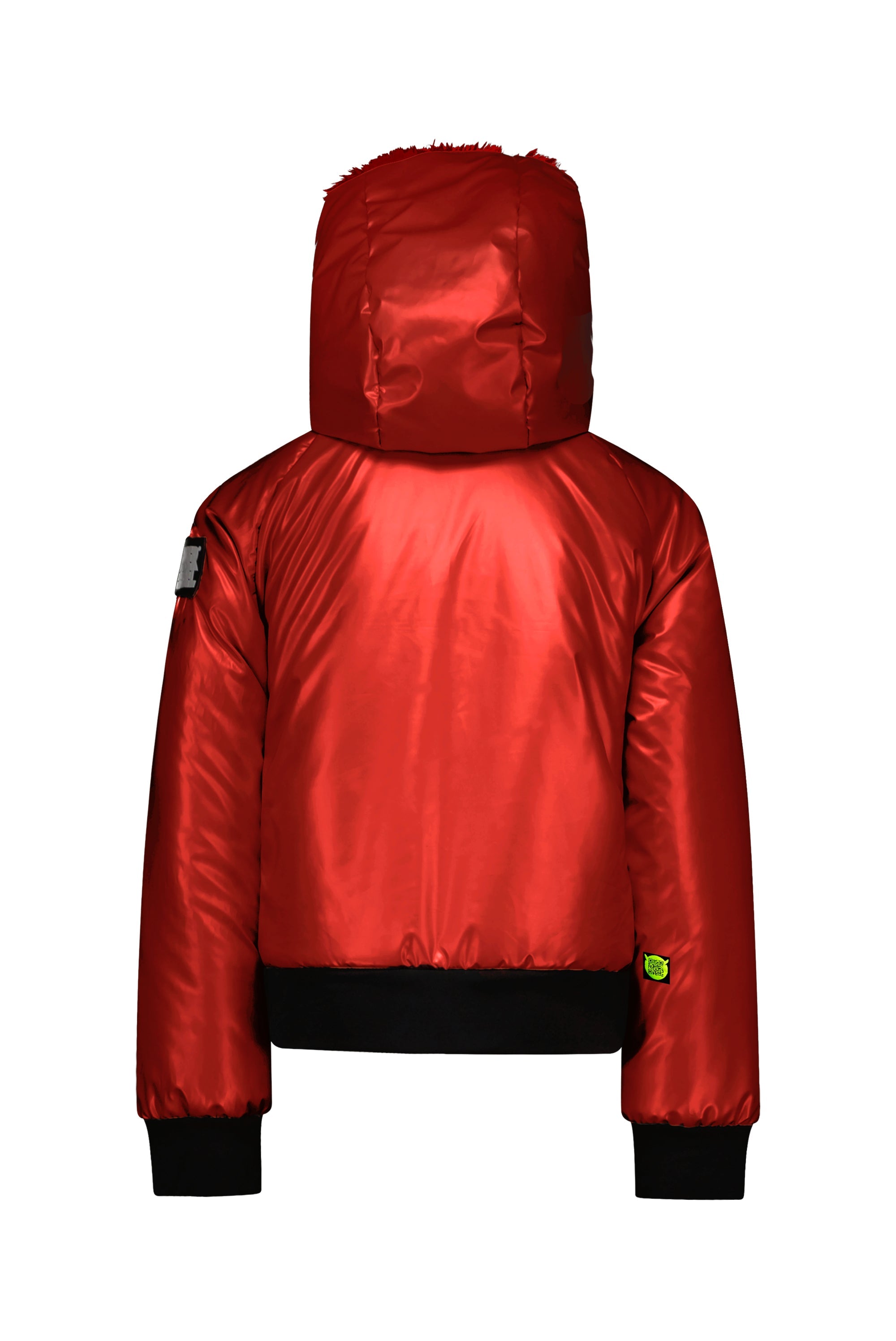 SuperRebel Polar Short Jacket Metallic Red