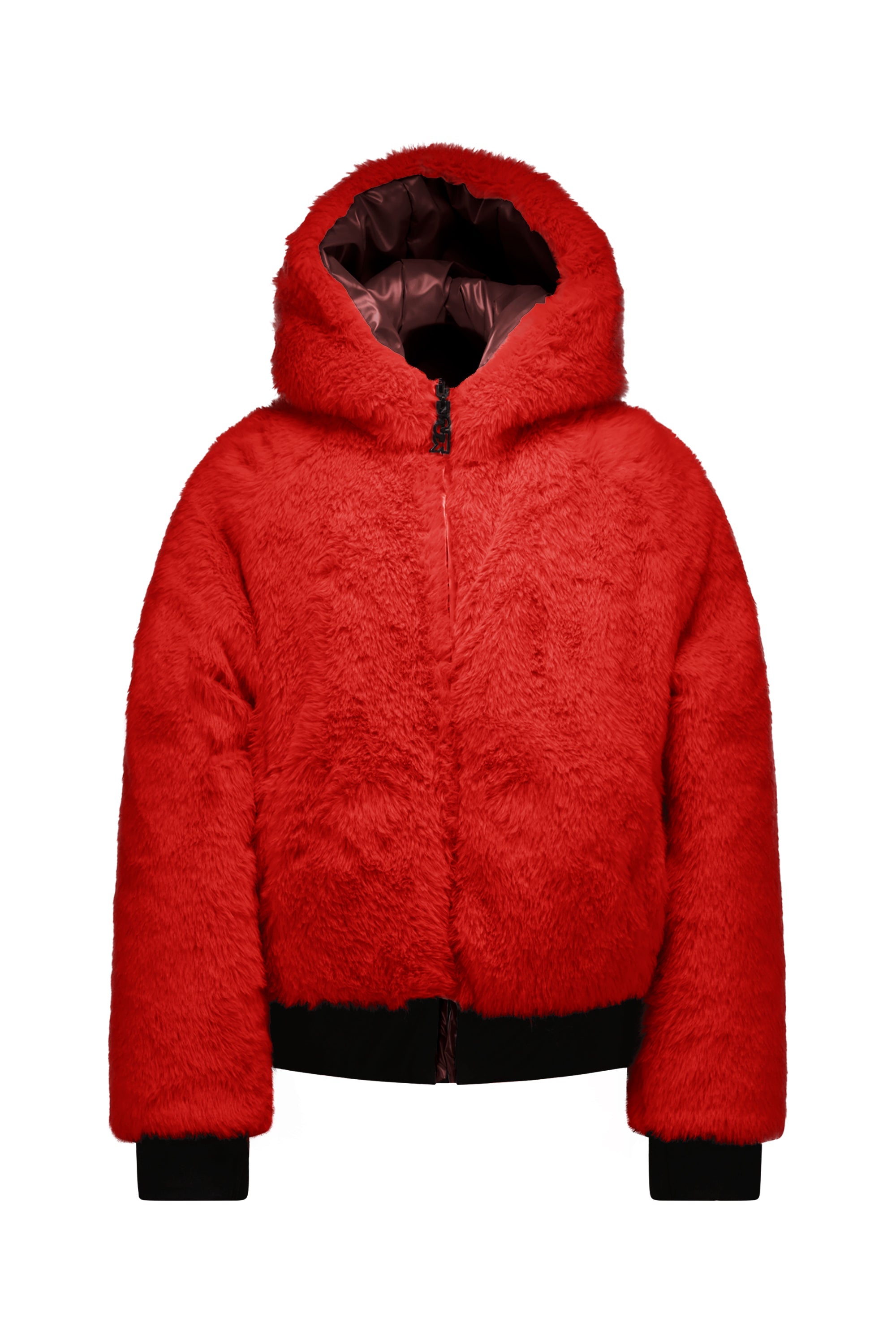 SuperRebel Polar Short Jacket Metallic Red