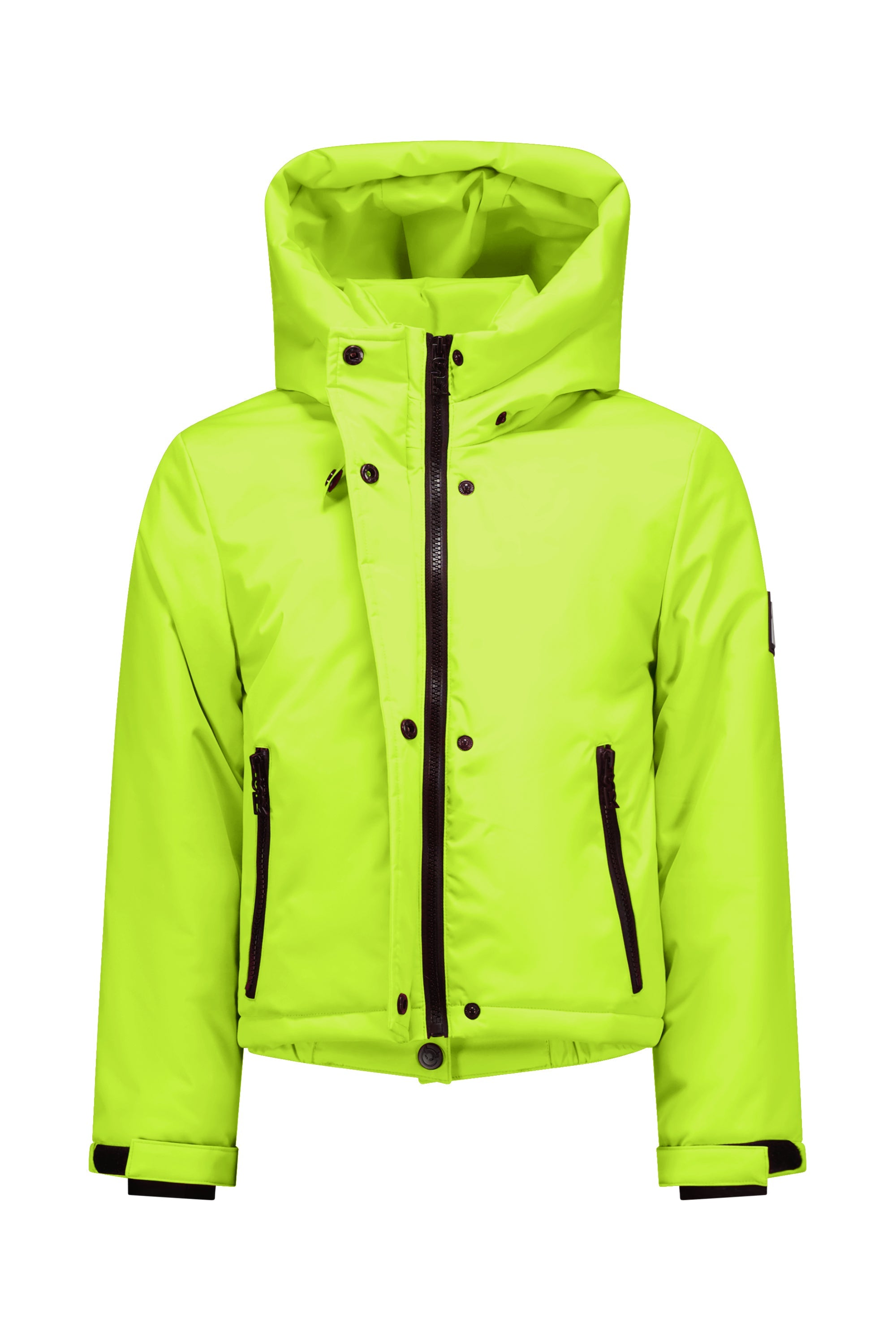 SuperRebel Twister Hooded Jacket Neon Yellow