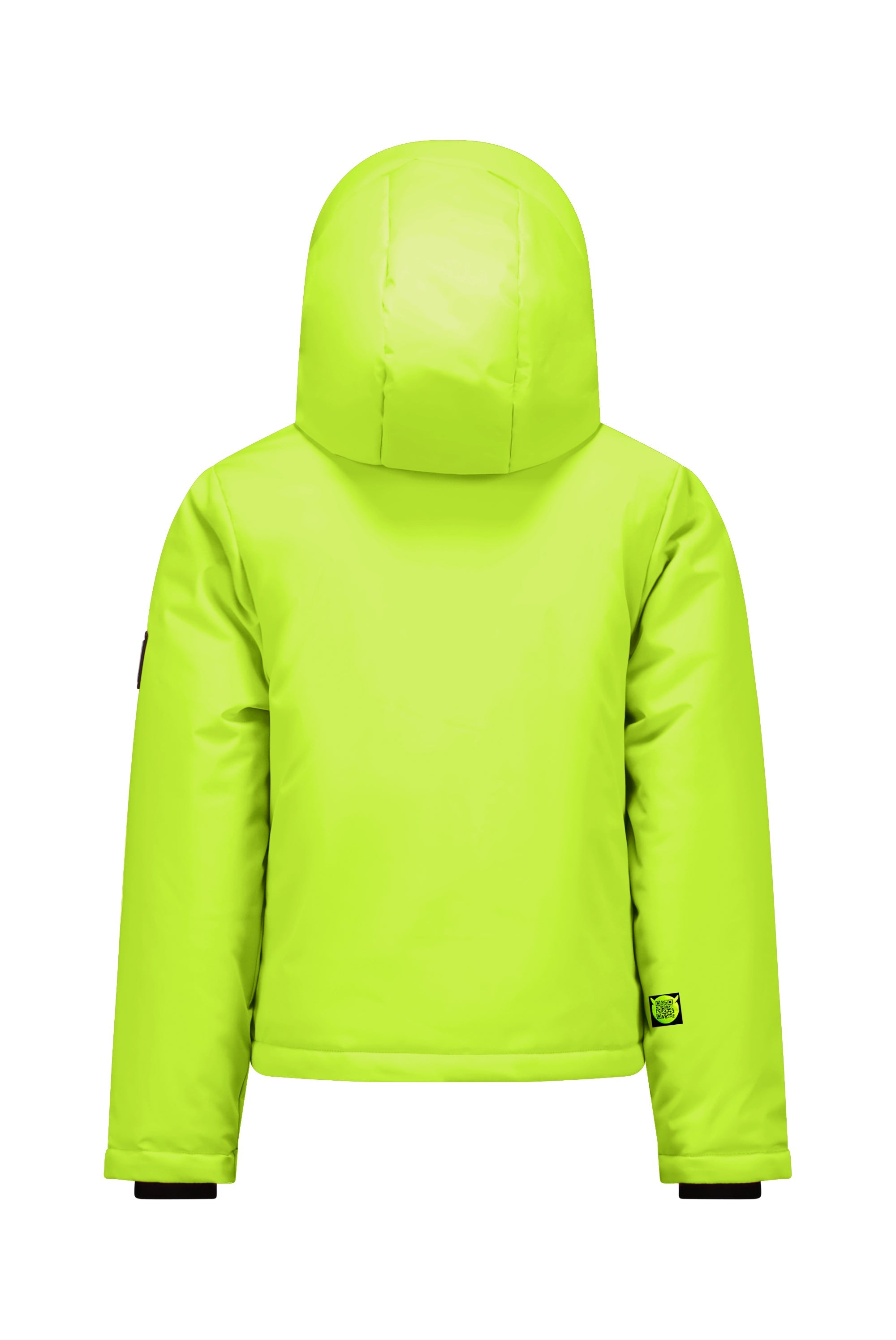 SuperRebel Twister Hooded Jacket Neon Yellow