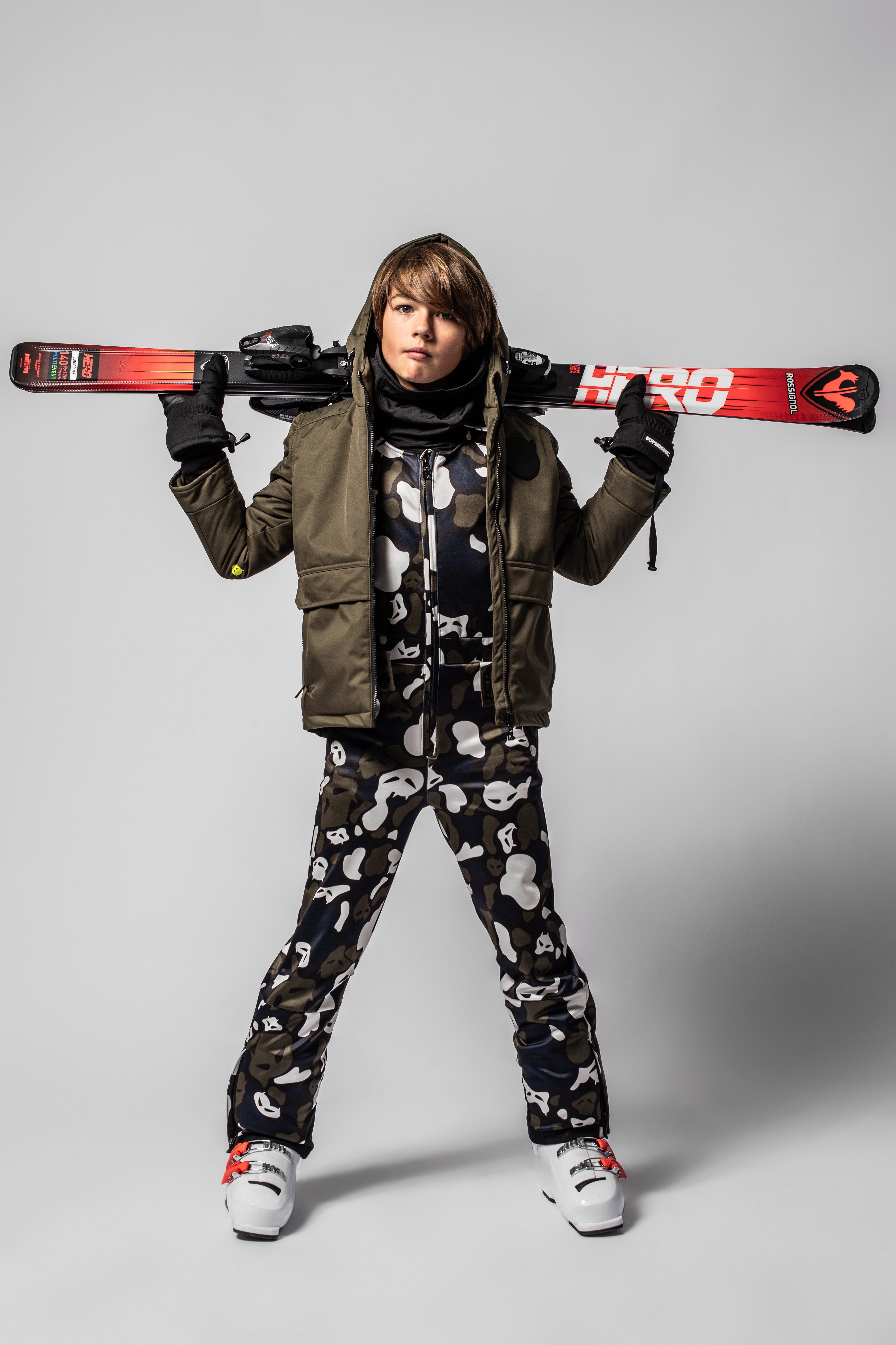 SuperRebel Space Ski Jacket Army Green