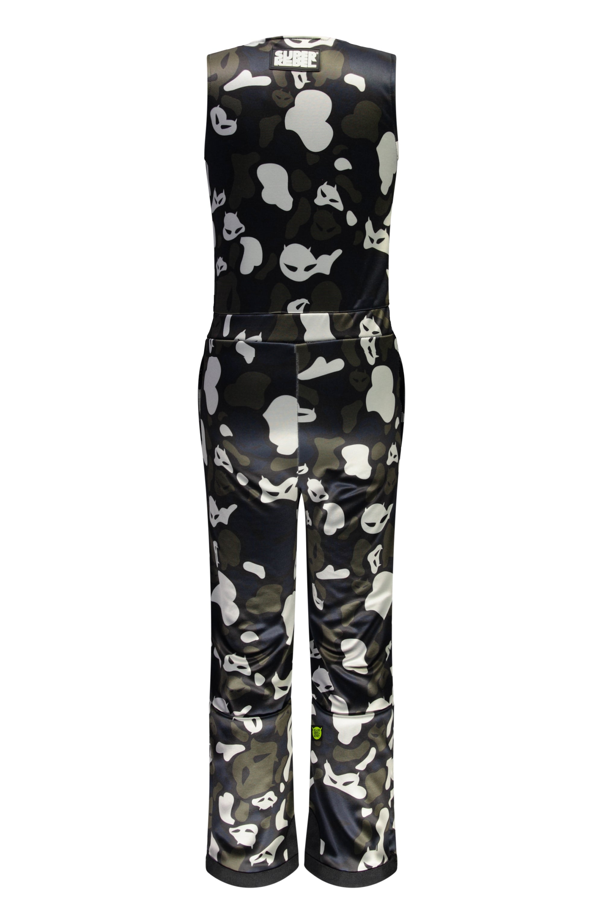 SuperRebel King Dungaree Camou Black