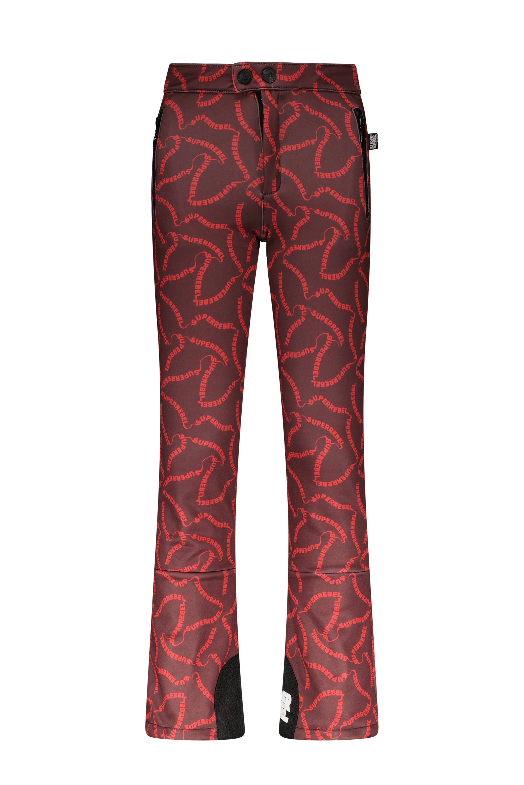 SuperRebel Speak Ski Trousers Wine/Red