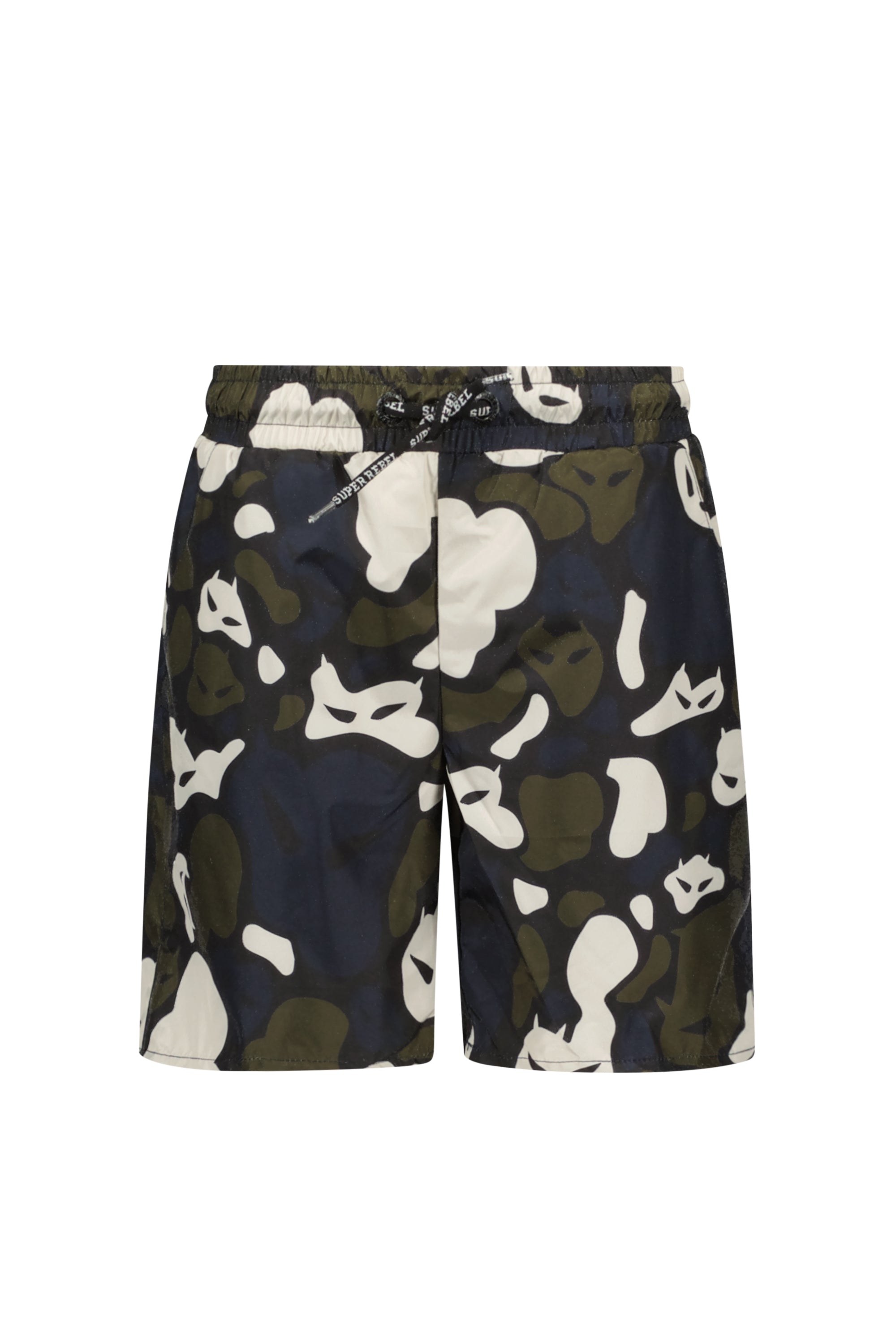 Bay Swim Pants Camou Black